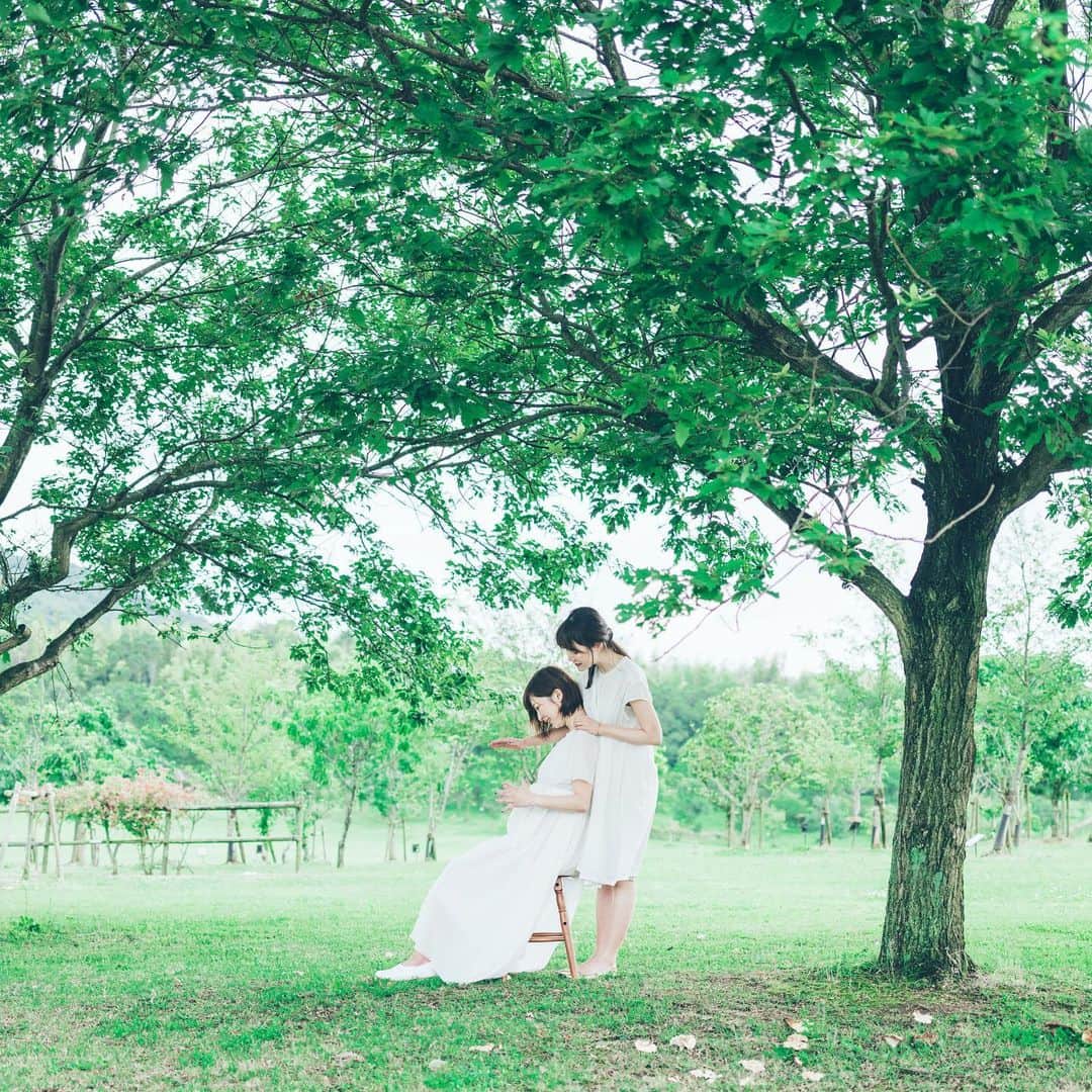 sorayuchiのインスタグラム：「・ ふうかちゃんたちと半年ぶりくらいの再会で楽しかったぁ♡久しぶりの撮影はピント外しまくりでした😂📷 ・ ちなみに私事ではありますが、来月出産予定です🍼 また落ち着きましたらソラ家と遊んでくださいね(*´꒳`*)」