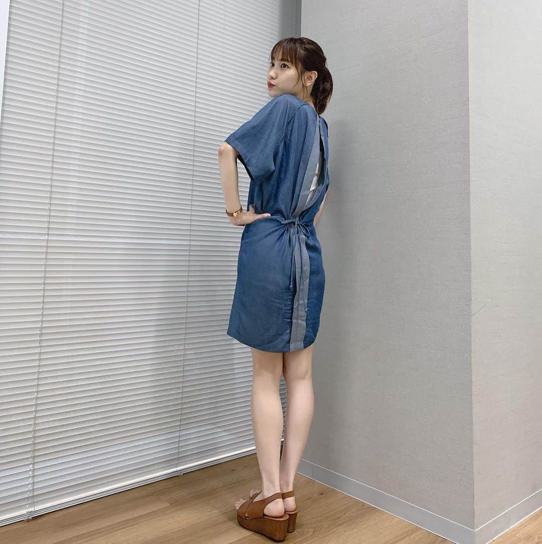高野祐衣さんのインスタグラム写真 - (高野祐衣Instagram)「珍しく私服☺︎﻿ ACNEのワンピース。後ろが可愛い❤︎」7月4日 23時31分 - yuipooon12_06