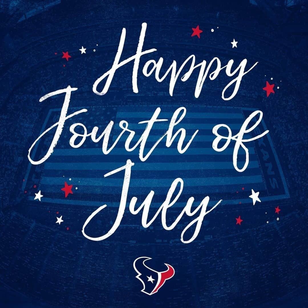 ヒューストン・テキサンズさんのインスタグラム写真 - (ヒューストン・テキサンズInstagram)「Have a happy Fourth of July and stay safe!」7月5日 0時00分 - houstontexans