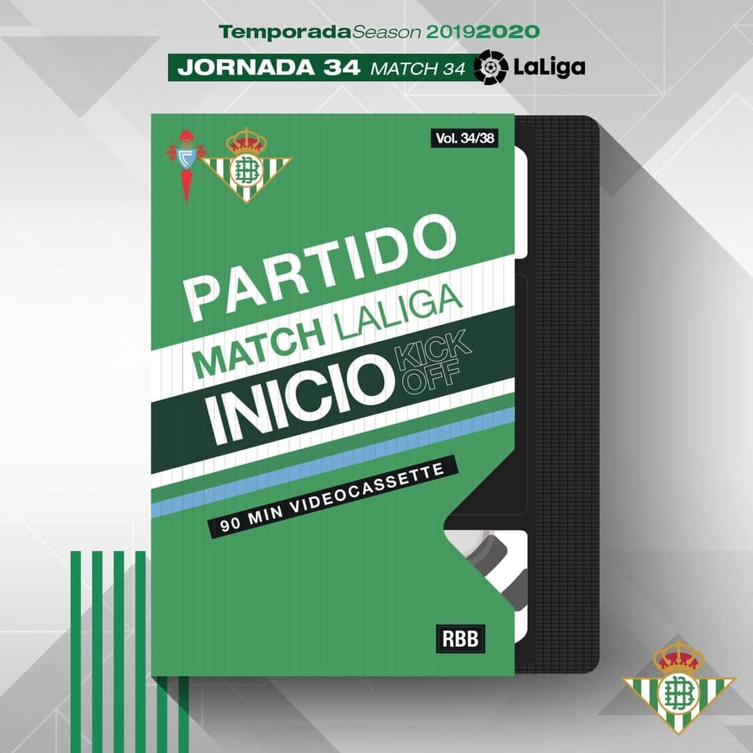 レアル・ベティスさんのインスタグラム写真 - (レアル・ベティスInstagram)「🕧⚽ ¡¡ARRANCA EL PARTIDO!! 🔛¡Vamos! -- 🕕⚽️ Kick off at Balaídos!  🔵⚪ #CeltaRealBetis 💚⚪  #DíaDeBetis」7月5日 0時02分 - realbetisbalompie