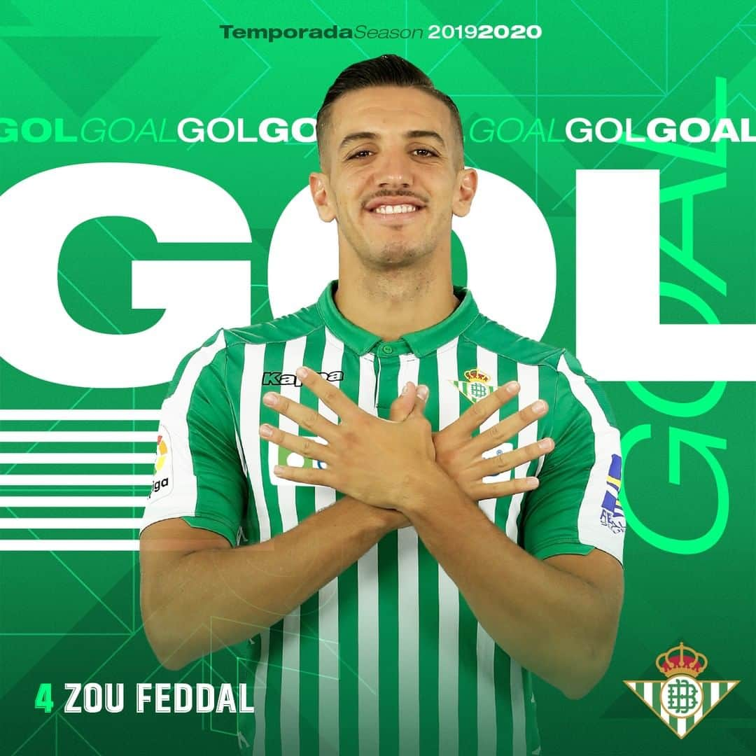 レアル・ベティスさんのインスタグラム写真 - (レアル・ベティスInstagram)「78’ ⏱⚽ ¡Gol del #RealBetis! ¡Feddal anota el empate! -- 78' ⏱⚽️ GOAL! 👏 Feddal!!!!  🔵⚪ #CeltaRealBetis 1-1 💚⚪  #DíaDeBetis」7月5日 1時43分 - realbetisbalompie