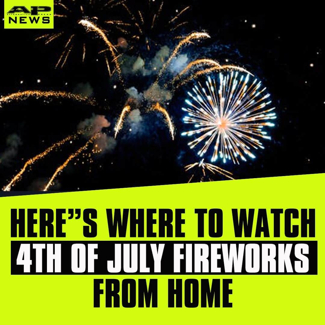 Alternative Pressさんのインスタグラム写真 - (Alternative PressInstagram)「WATCH: The best part of tuning into a fireworks livestream is getting to choose your own Fourth of July playlist from the best seat in the house⁠ .⁠ .⁠ .⁠ #fourthofjuly #4thofjuly #julyfourth #july4th #fireworks #fireworkslivestream #livestream #alternativepress #altpress」7月5日 2時01分 - altpress