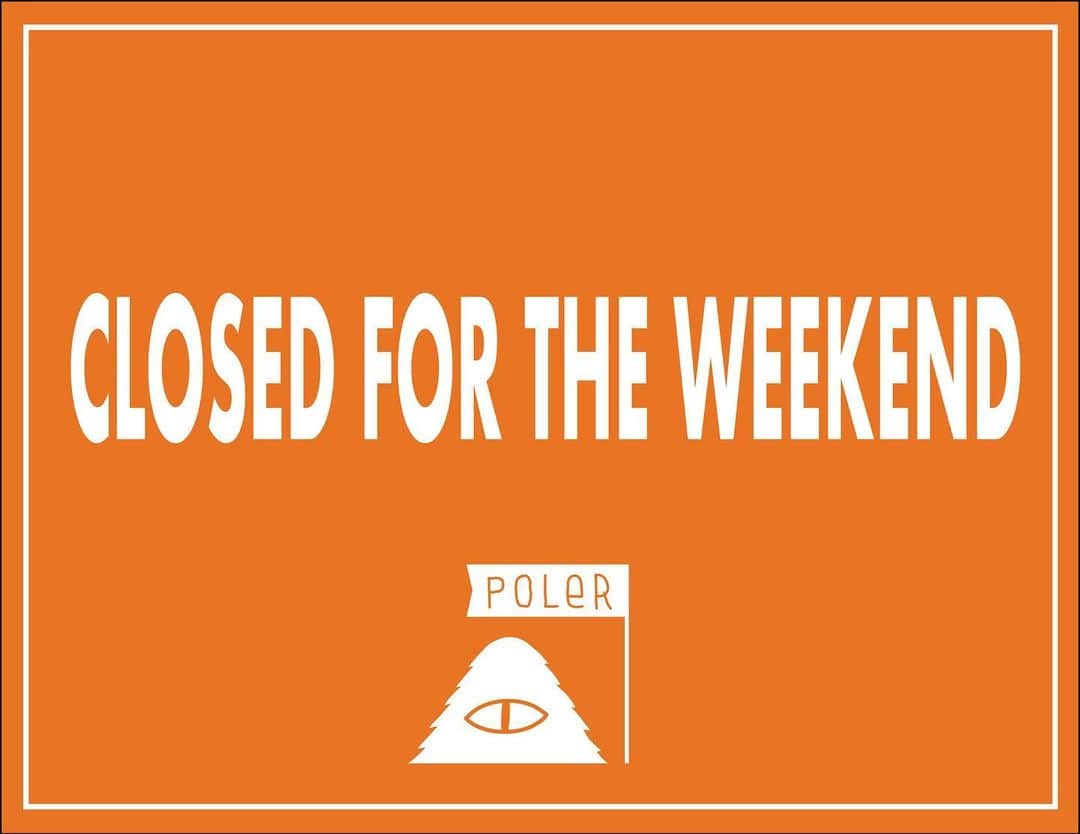 Poler Outdoor Stuffさんのインスタグラム写真 - (Poler Outdoor StuffInstagram)「We’re closed for the holiday weekend! We will be back Monday 11am-6pm. Celebrate safely and enjoy your weekend 🎉 ✨」7月5日 2時34分 - polerportland
