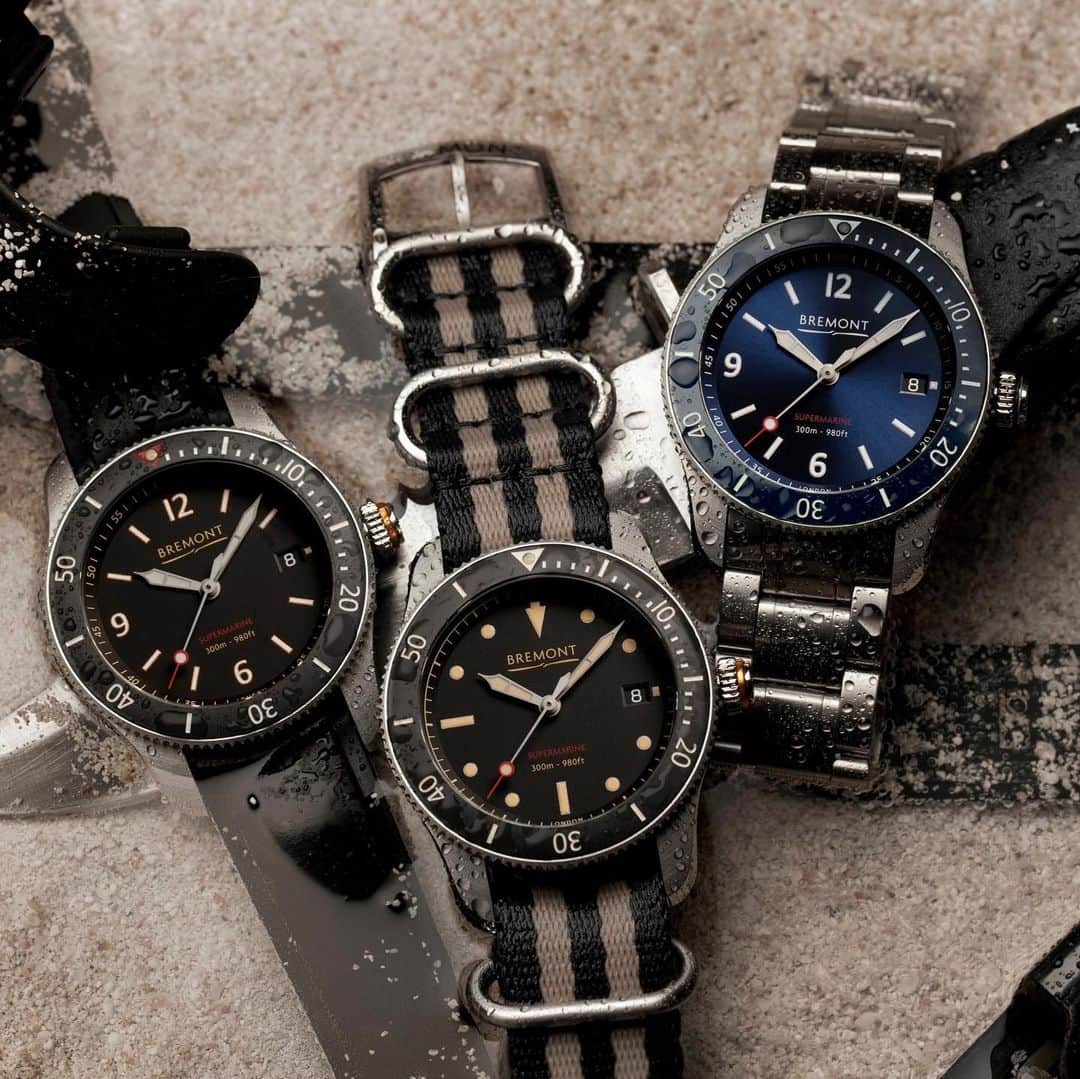 のインスタグラム：「We sincerely wish our friends, partners and colleagues in the United States a Happy #IndependenceDay⁠⠀ ⁠⠀ Earlier this week, our New York boutique reopened for private bookings. Please contact madisonboutique@bremont.com to book your appointment and have the chance to immerse yourself in the full Bremont collection. Pictured here are some of Bremont's S300 diving models.⁠⠀ ⁠⠀ #TestedBeyondEndurance」