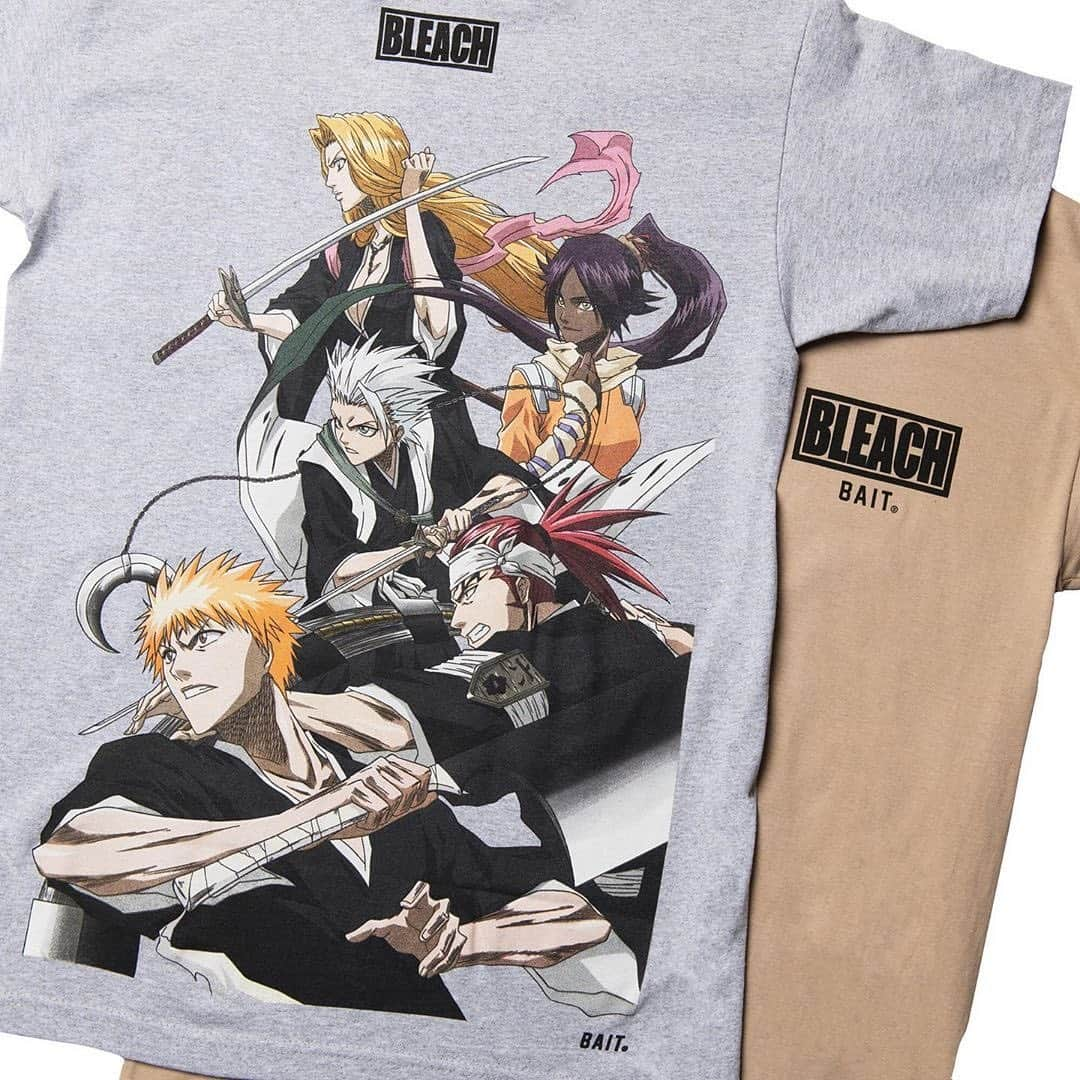 HYPEBEASTさんのインスタグラム写真 - (HYPEBEASTInstagram)「@hypebeaststyle: @baitme headed to Soul Society for its latest 'Bleach' collaboration. Arriving in graphic T-shirts, long-sleeve shirts, and hoodies, the collection features the artwork of characters such as Ichigo, Rukia, various captains, the whimsical Soul Candy, and more with the BAIT logo also worked in with the different characters. The collection is available now via BAIT's webstore.⁠⠀ Photo: BAIT」7月5日 3時04分 - hypebeast