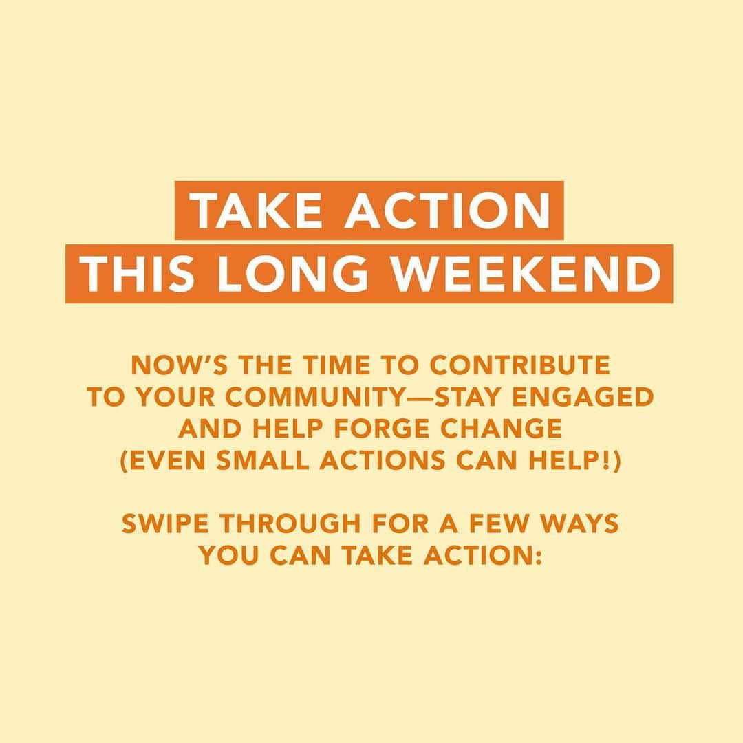 ウラヘンリクセンさんのインスタグラム写真 - (ウラヘンリクセンInstagram)「The #longweekend calls for action & change ✨💪🏾. Swipe through to learn how you can stay engaged in your community ➡️」7月5日 3時06分 - olehenriksen