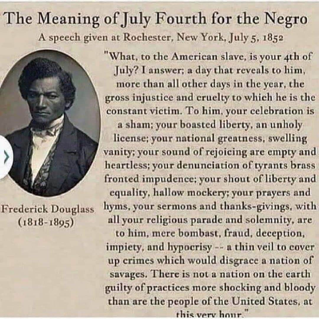 アンソニー・アンダーソンさんのインスタグラム写真 - (アンソニー・アンダーソンInstagram)「Damn! What he said! And he said it with such elegance! Fredrick Douglas was a former slave that taught himself how to read and he waxed so poetically In this speech from 1852! And his words still ring true today! #justakidfromcompton #history #hisstory #ourstory #fredrickdouglas」7月5日 3時44分 - anthonyanderson