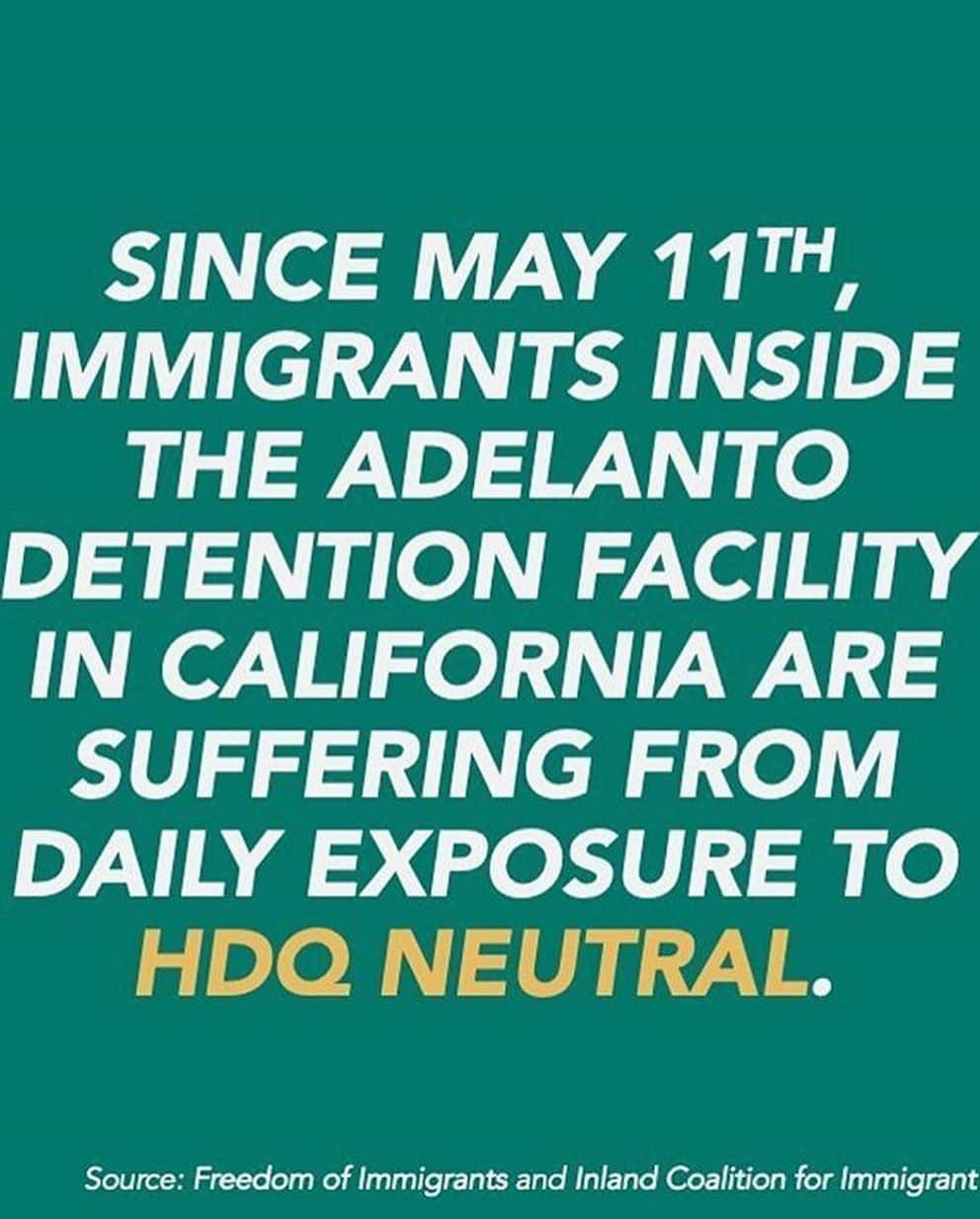 デミ・ロヴァートさんのインスタグラム写真 - (デミ・ロヴァートInstagram)「Repost from @miacarucci: “Standing in front of the ICE detention center in Adelanto, CA one of over 200 detention centers in the US. where migrant families are being torn apart, poisoned, killed, left to await the unknown. who’s torture the entire world has looked over. today I heard stories of detainees from Egypt, Haiti, Mexico, US (born and raised), and the inhumane conditions in which these people live.   So how can anyone celebrate freedom when that has always just been the idea and never the reality? How do you celebrate ANY land built on genocide both in past and present tense?   The fight is not over. It is the work of a lifetime and beyond. So i ask that you follow the tagged organizations and discover ways to abolish the carceral state #freethemall #abolishICE”」7月5日 6時27分 - ddlovato