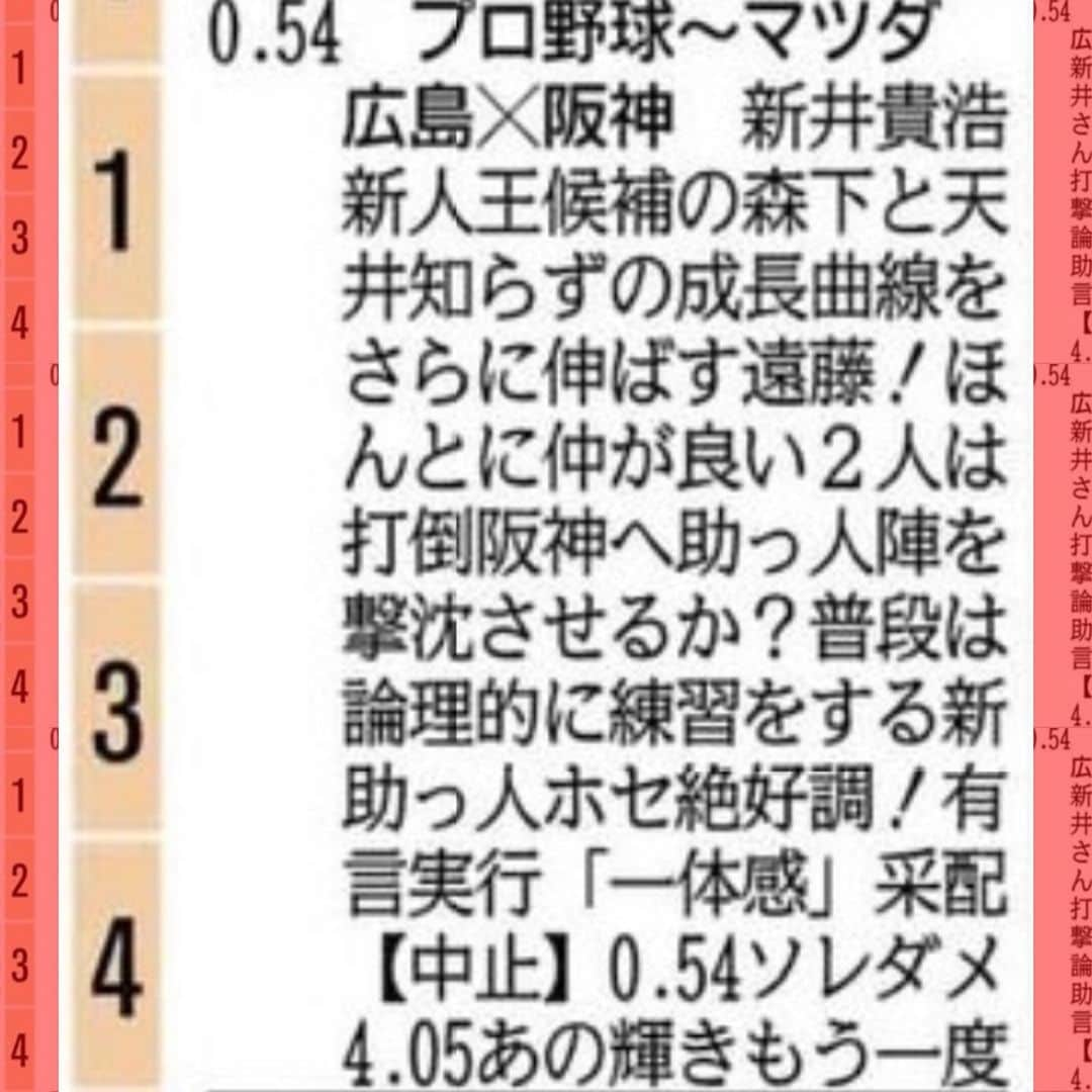 RCC中国放送「ＲＣＣスポーツ」さんのインスタグラム写真 - (RCC中国放送「ＲＣＣスポーツ」Instagram)「きょうは新井貴浩さん解説で、プレーボール前から生中継！！！！ 遠藤と西の投げ合いが予定されています。  #遠藤淳志 #カープ #広島東洋カープ #veryカープ #カーチカチ」7月5日 9時18分 - rcc__sports