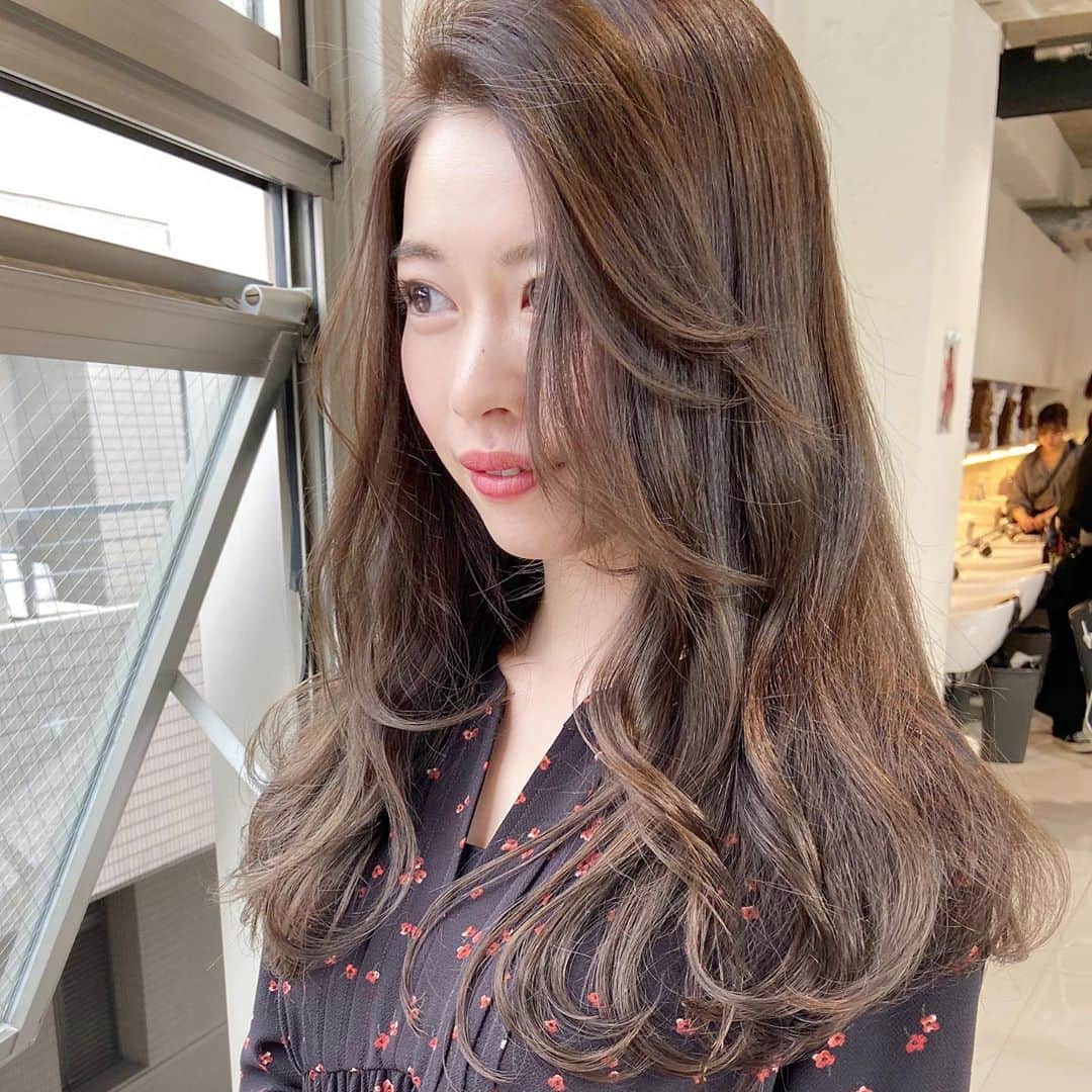 佃加菜さんのインスタグラム写真 - (佃加菜Instagram)「前髪はらりの長さも可愛い♡ ナチュラルで可愛い品のある女性に♡✿」7月5日 11時10分 - tsukuda_kana