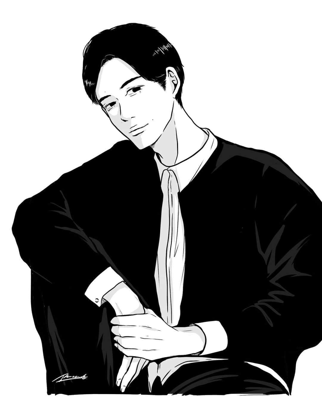 masuda mikuのインスタグラム：「俳優の松下洸平さんが以前CLASSY.のインタビューで紹介してくださり、その最後のお言葉が嬉しかったので...🖋掲載されてるよとコメントで教えてくださった方ありがとうございました！  いつかちゃんと描かせていただきたいな これからもご活躍を楽しみにしています  CLASSY.の記事はこちら↓  https://classy-online.jp/lifestyle/86924/」