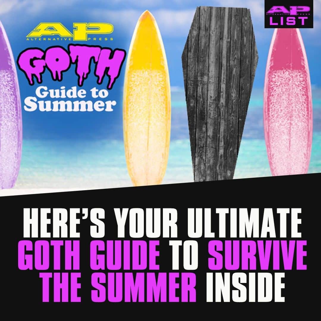 Alternative Pressさんのインスタグラム写真 - (Alternative PressInstagram)「A guide for goths who only wish to get through the scorching summer months in style so they can finally pick out a damn Halloween costume 👻☀️⁠ LINK IN BIO⁠ .⁠ .⁠ .⁠ #goth #gothguidetosummer #gothguide #gothfashion #gothsummer #summer #summer2020 #halloween #halloween2020 #alternativepress #altpress」7月5日 23時01分 - altpress