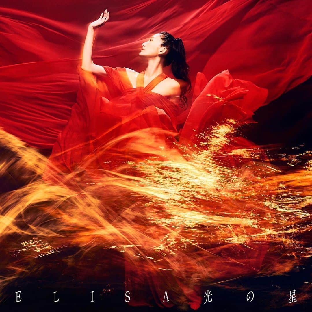 ELISAのインスタグラム：「新ジャケ公開🥰① 8月26日リリース ELISA 『光の星』 TVアニメ「銀河英雄伝説 Die Neue These 」EDテーマ曲  #ノイエ銀英伝　 #銀河英雄伝説　 #光の星」