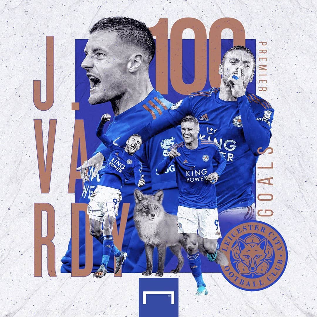 Goal Japanさんのインスタグラム写真 - (Goal JapanInstagram)「. #ヴァーディ が #プレミアリーグ 100ゴールを達成！⚽️ . #soccer #football #premierleague #leicestercity #leicester #jamievardy #vardy #サッカー #フットボール #プレミアリーグ #レスター #⚽」7月5日 16時58分 - goaljapan