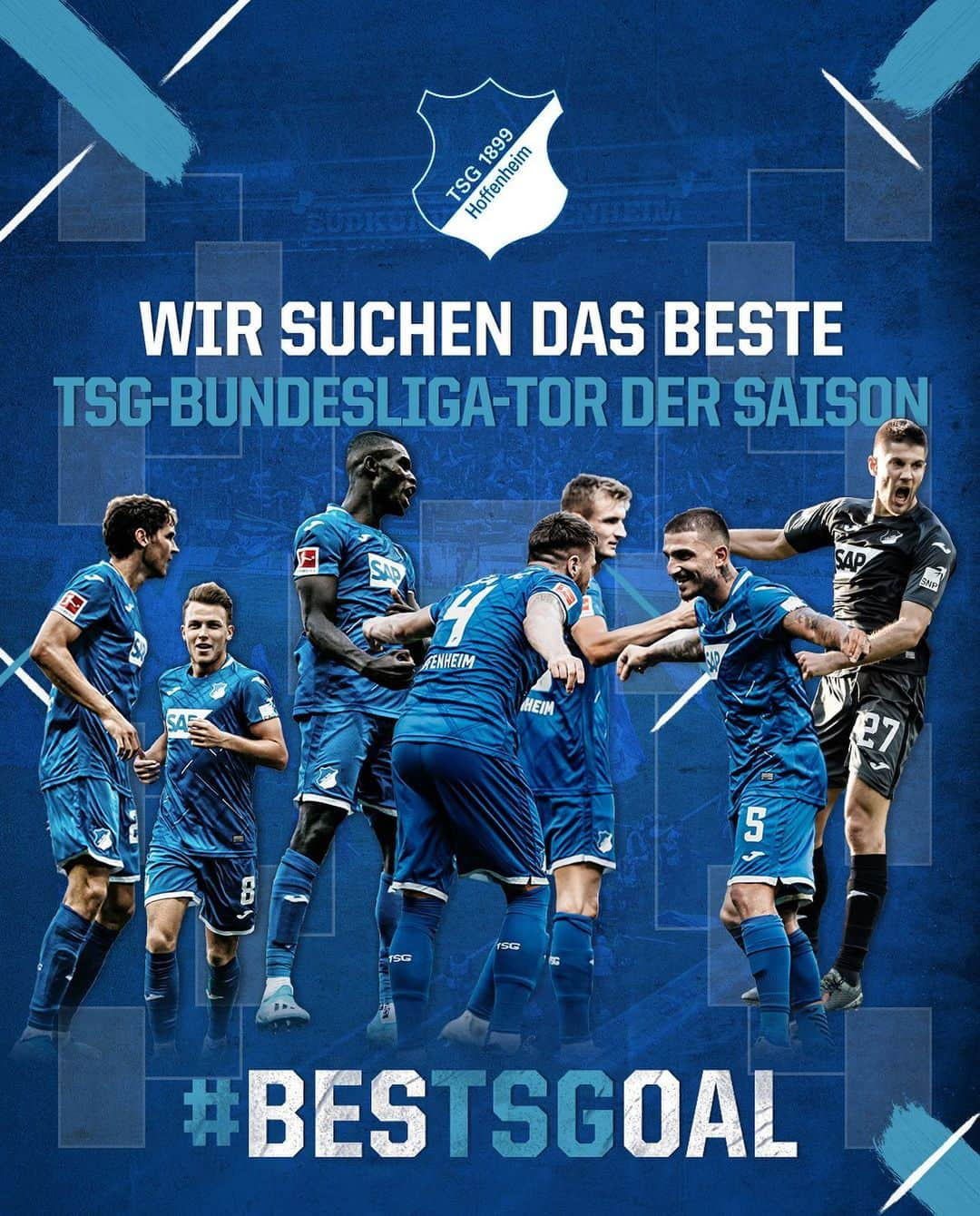 TSG1899ホッフェンハイムさんのインスタグラム写真 - (TSG1899ホッフェンハイムInstagram)「#BesTSGoal   Morgen startet die Wahl: Wer hat das schönste #TSG-Tor dieser Saison erzielt? 🤔」7月5日 20時39分 - tsghoffenheim