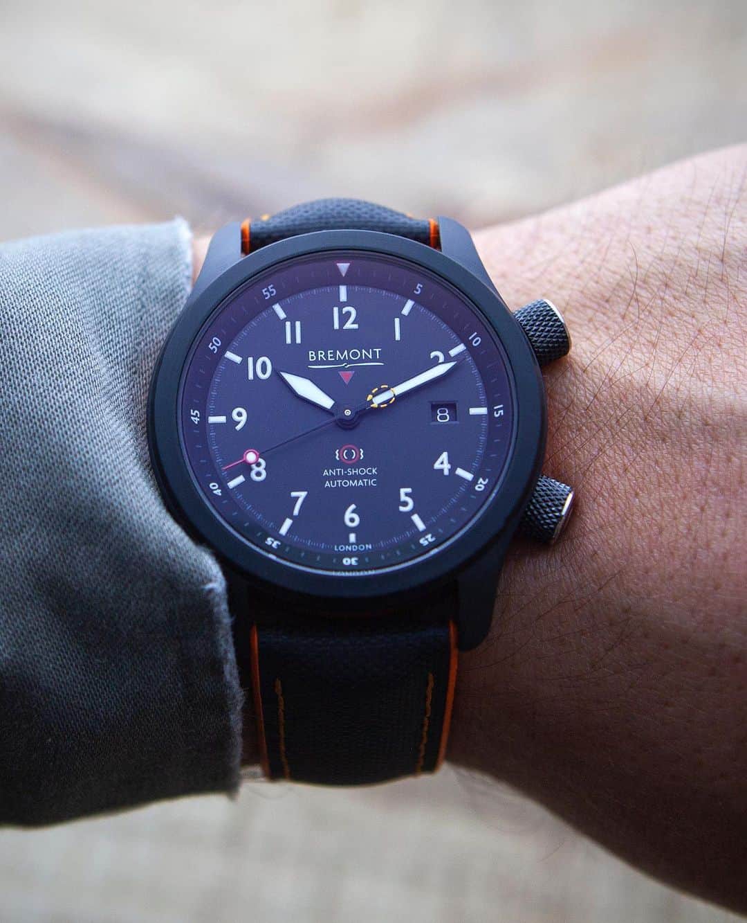 のインスタグラム：「Have you configured your own MBII yet?⁠⠀ ⁠⠀ As Bremont's watchmaking facility ramps up again we are happy to announce that you can receive your custom MBII watch in only 6-8 weeks from the date of purchase.⁠⠀ ⁠⠀ The Bremont MBII Configurator is an interactive online tool that allows you to build your own watch from over 1,000 possible design combinations. Try it yourself at Bremont.com/MB⁠⠀ ⁠⠀ Your Bremont, your way.⁠⠀ ⁠⠀ #TestedBeyondEndurance」
