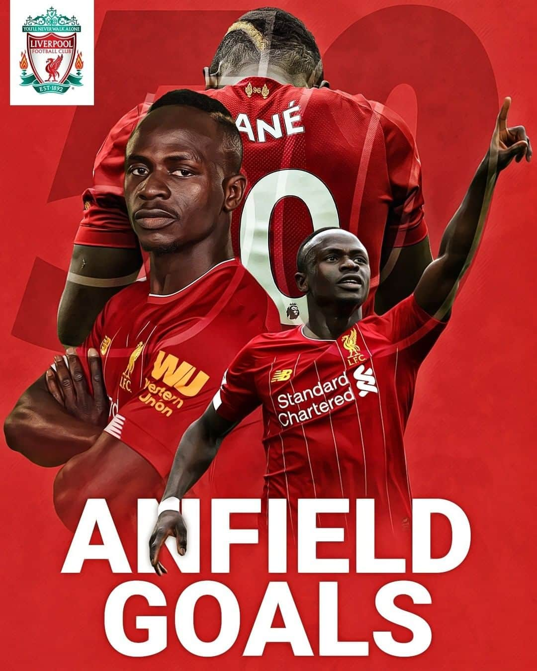 リヴァプールFCさんのインスタグラム写真 - (リヴァプールFCInstagram)「5⃣0⃣ Anfield goals for Sadio ⚡🤩 #LFC #LiverpoolFC #Liverpool #Anfield #LIVAVL #StaySafe」7月6日 2時07分 - liverpoolfc