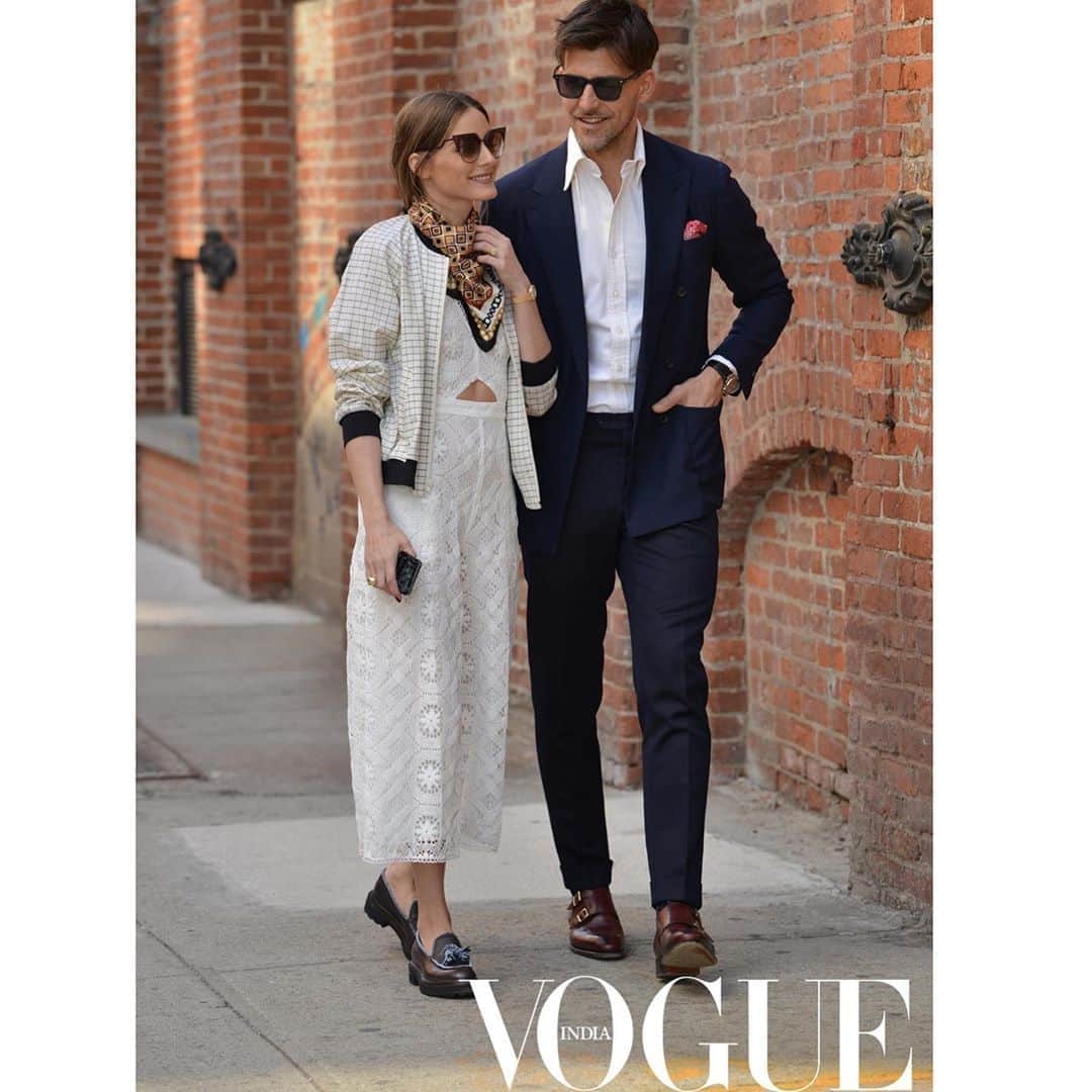 オリヴィア・パレルモのインスタグラム：「Sundays with @VogueIndia 😉 ⁣ ⁣ Link in bio!」