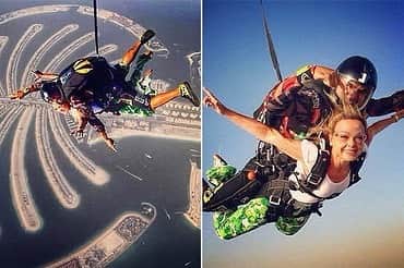 Eliana Michaelichin Bezerraのインスタグラム：「Quando tudo isso passar quero viajar muito pelo Brasil e mundo e vcs sempre estarão comigo. Vejam aí o que vamos aprontar hoje em nosso programa. Meu amigo @dicesaroficial animadíssimo estava comigo nesta aventura. Narcisa (@tiagobarnabe) não fica com ciúmes tá? Vc se livrou do salto de paraquedas kkkk #patagonia #dubai #elianaviaja #programaeliana #vaificartudobem #amoviajar #viajacomigo」