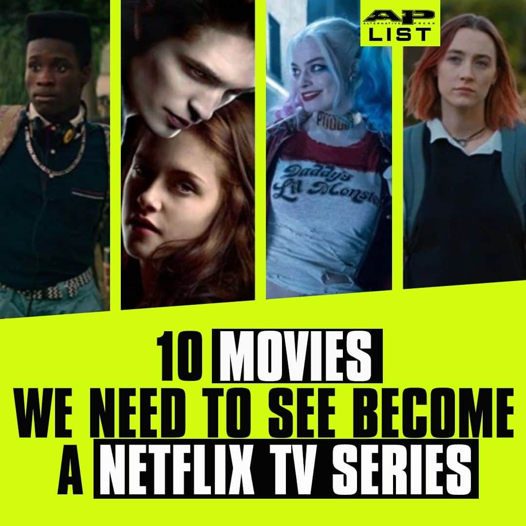 Alternative Pressさんのインスタグラム写真 - (Alternative PressInstagram)「Sometimes a film or two just isn’t enough—here are 10 movies that deserve their own @netflix spin-off series including @twilight and @suicidesquadmovie ⁠ LINK IN BIO ⁠ .⁠ .⁠ .⁠ #netflix #netflixoriginals #netflixspinoff #netflixmovies #twilight #twilightsaga #suicidesquad #dope #ladybird #alternativepress #altpress⁠ ⁠」7月6日 3時01分 - altpress