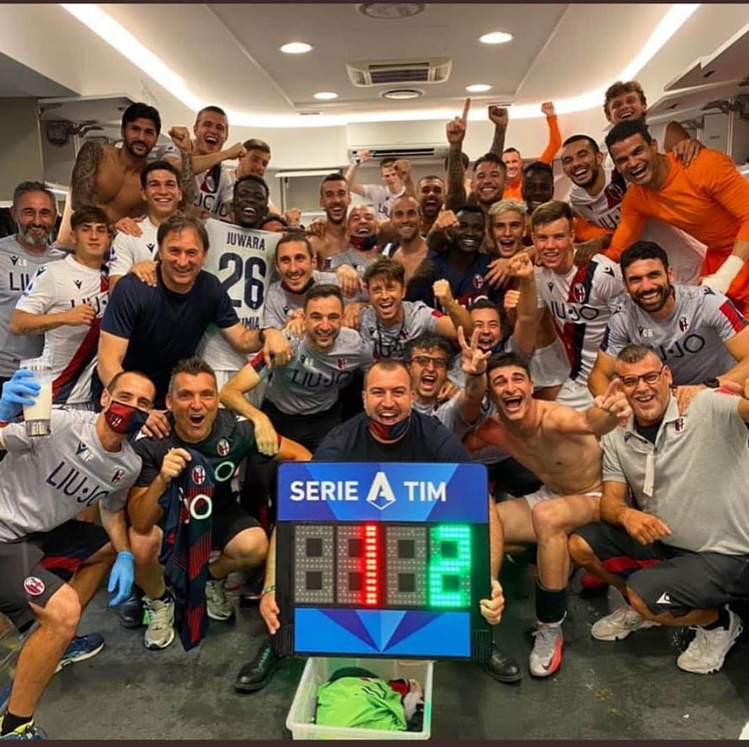 のインスタグラム：「GRAZIE Ragazzi 🙏che Squadra🔴🔵」