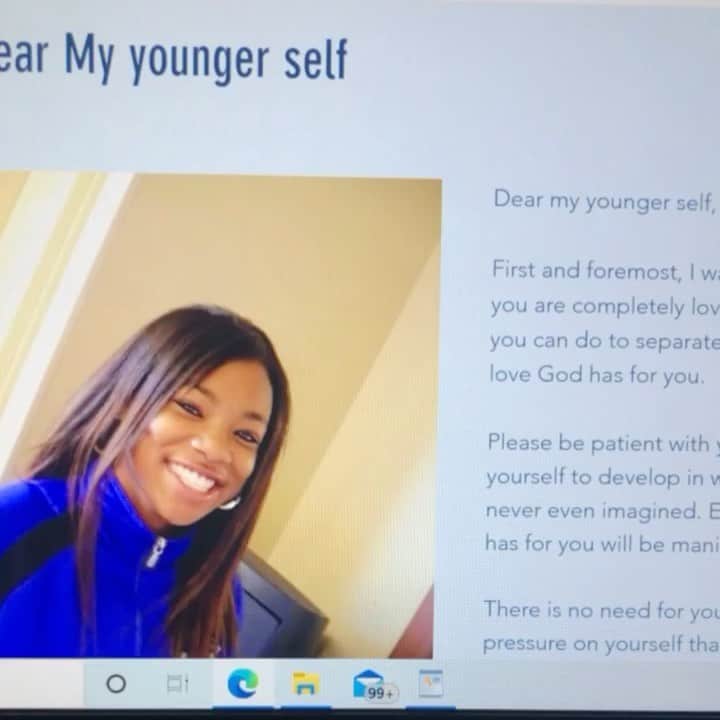 デズリア・ブライアントのインスタグラム：「Happy Sunday insta family. So I had the chance to write a letter to my younger self. This was so much fun and very encouraging.. I hope this letter to my younger self can and will empower you.   Go check it out on my website www.therealdezbryant.com  Link is also in my bio.」