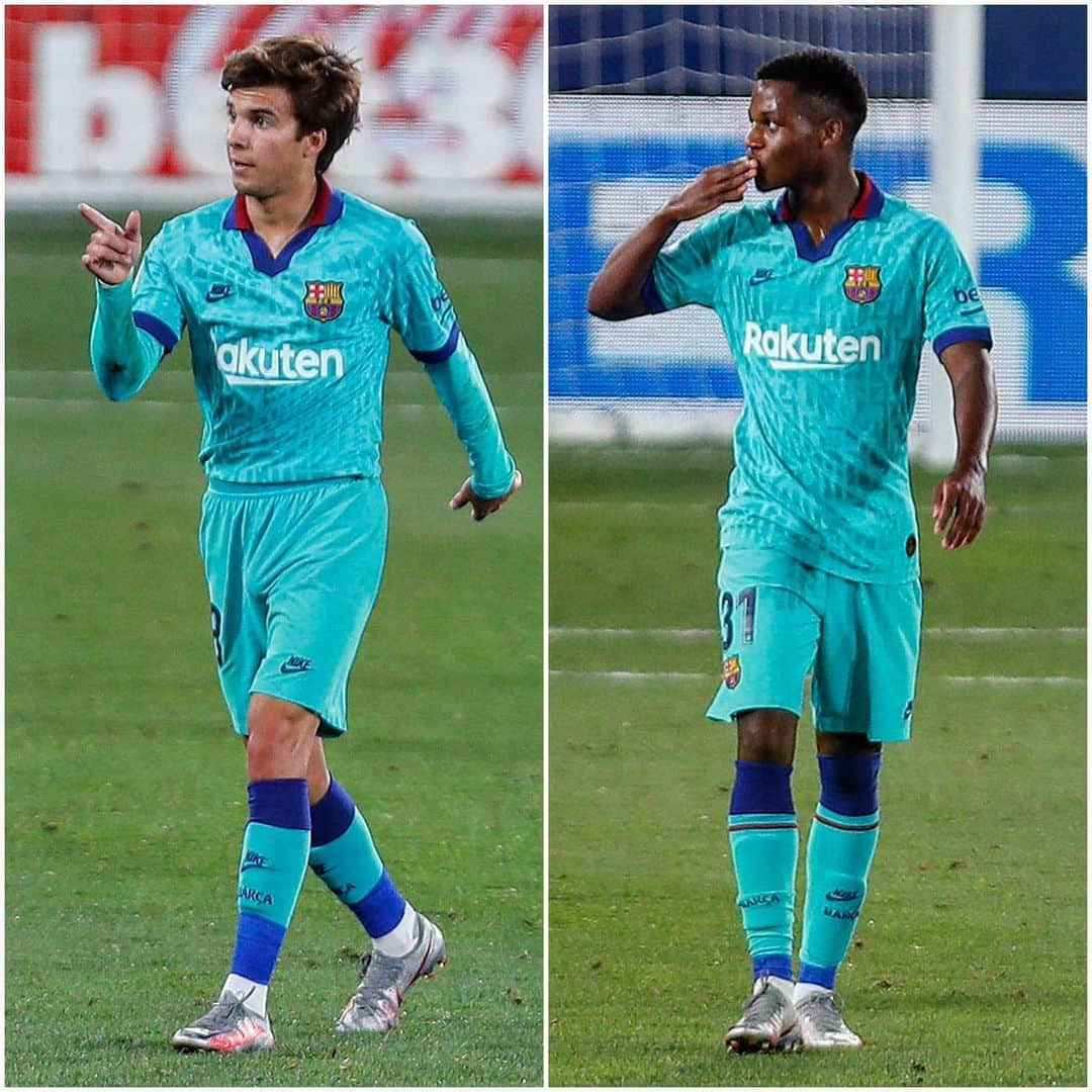 LFPさんのインスタグラム写真 - (LFPInstagram)「Turning PROMISES into REALITY! 💫 • Dos PROMESAS que se han hecho REALIDAD... 🥰 • #LaLiga #LaLigaSantander #Barça #RiquiPuig #AnsuFati #Football #Goals」7月6日 7時24分 - laliga