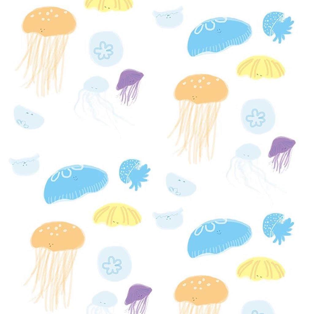 momoroさんのインスタグラム写真 - (momoroInstagram)「#クラゲ#jellyfish #illustration #momoro#ももろ#イラスト」7月6日 7時36分 - momoro6666