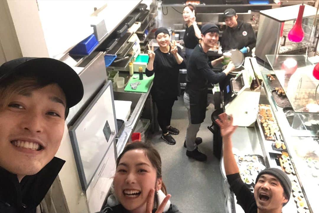 尾島知佳さんのインスタグラム写真 - (尾島知佳Instagram)「Thank you sushi bi team!!! See you soon 🤩🤩🤩」7月6日 19時03分 - chika.ojima