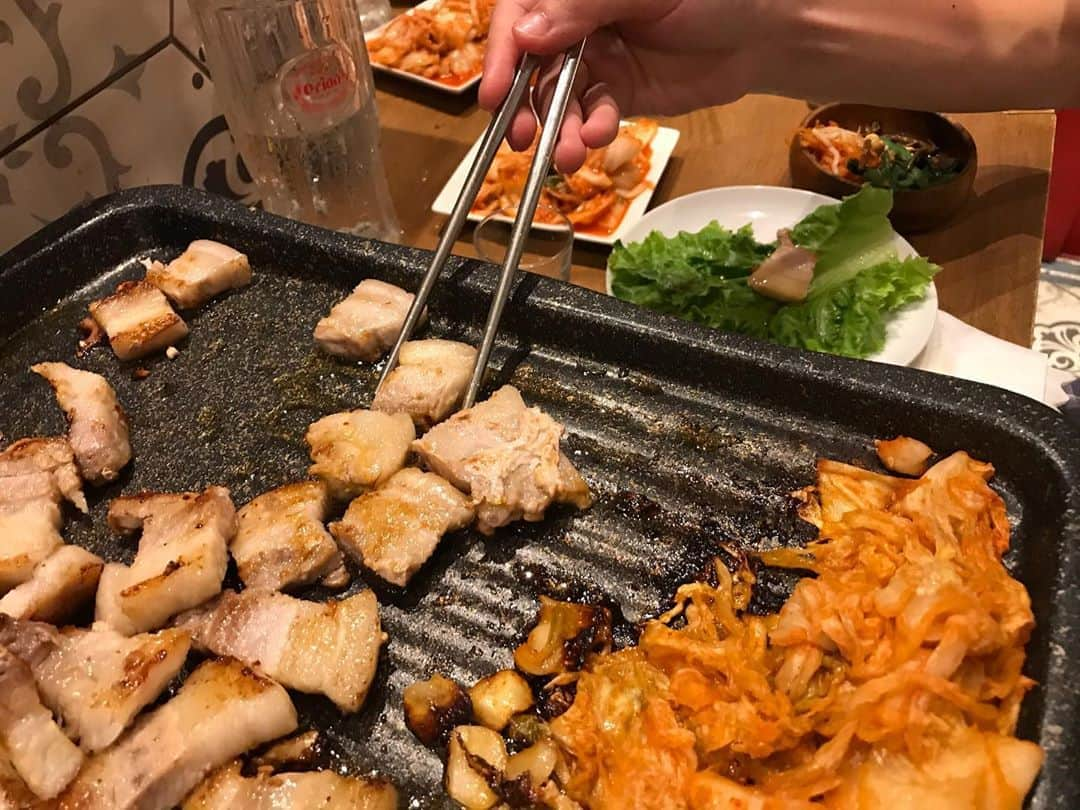 寺島速人さんのインスタグラム写真 - (寺島速人Instagram)「沖縄アグー豚のサムギョプサルが食べられるお店 @samugyopusaru_ishigaki  in石垣島ヴィレッジ2F #石垣島 #石垣島グルメ」7月6日 17時38分 - hayato_terashima