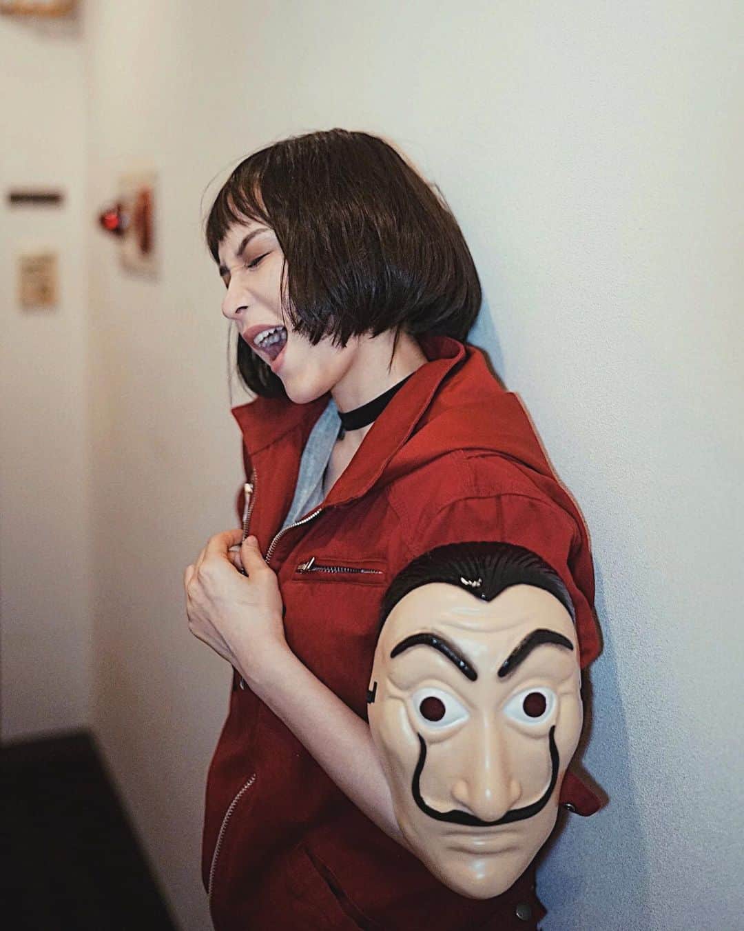 fukishaljのインスタグラム：「Bella Ciao💰💸💋 自粛期間の時に色んなドラマや映画をたくさん観たんだけれどその中のひとつ 「La Casa de Papel 」 ペーパーハウス、みんなは観たかな？😆  気持ちだけは　TOKIOよっ笑」