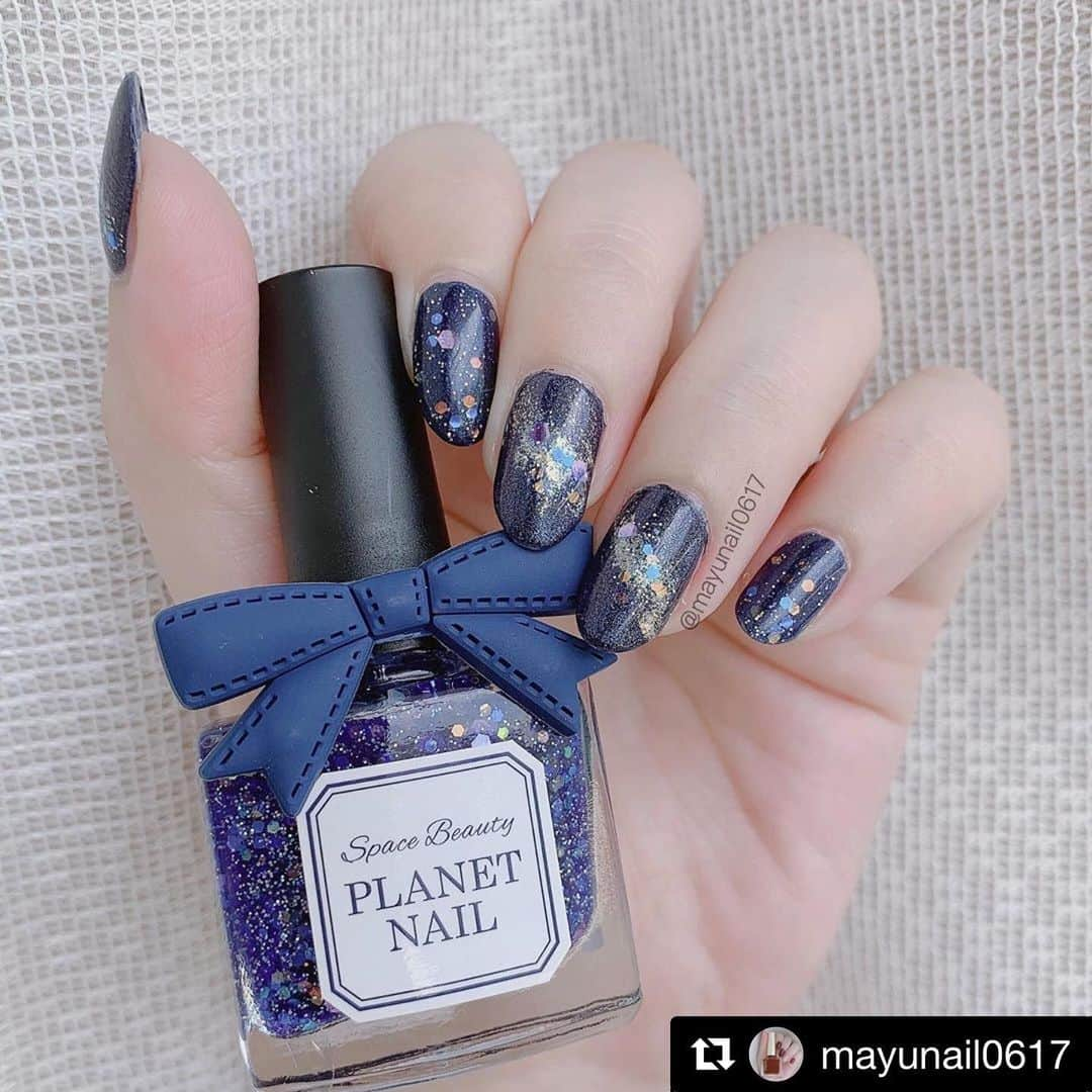 【PLANET NAIL（プラネット ネイル）】公式さんのインスタグラム写真 - (【PLANET NAIL（プラネット ネイル）】公式Instagram)「@mayunail0617 さん PLANET NAIL Basic Line PLB24 深海の空中庭園 を使用した#七夕ネイル のご紹介ありがとうございます💅 明日は七夕ですね🎋 皆さまはどんなネイルをしていますか？？ ・ #Repost @mayunail0617 with @get_repost ・・・ 今週のネイルꕤ*.ﾟ 七夕が近いので天の川ネイルにしました🌌 くみさん（@a_k35_nail）主催の #星にねがいを🌠七夕ネイルイベント🎋 に参加させていただきます😊 * 使用ポリꕤ*.ﾟ プラネットネイル（深海の空中庭園） ネイルホリック（BL905、BL919） pa（AA234、AA235） フレンドネイル（SYRUP BLUE） * * * #PLANETNAIL #プラネットネイル #深海の空中庭園 #ネイルホリック #nailholic #BL905 #BL919 #paネイル #AA234 #AA235 #フレンドネイル #SYRUPBLUE #七夕ネイル #天の川ネイル * #セルフネイル好きな人と繋がりたい #セルフネイラーさんと繋がりたい #セルフネイル初心者 #ネイル #セルフネイル #ポリッシュ #ポリッシュ派 #マニキュア #セルフネイル部 #私のtrillpic #trillネイル #ネイルサークル」7月6日 9時55分 - planet.jp