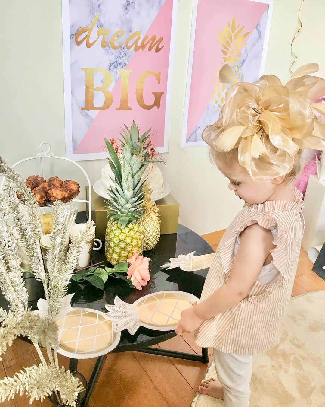 太田エイミーのインスタグラム：「Happy second birthday to my angel. You surprise me and make me laugh every single day. You make my and @clercfabien lives full of joy with your radiant smiles. You are starting to show your strong willed personality but also your kind sweet heart. My most important job is to make sure you to keep those traits. We love you so much. Originally I wanted mini to have a big birthday party with all her mini friends and aunties but this year we decided to just celebrate with just the family. I was so happy to see you overjoyed with all your gifts and home baked cake 🎂 by Dada!」