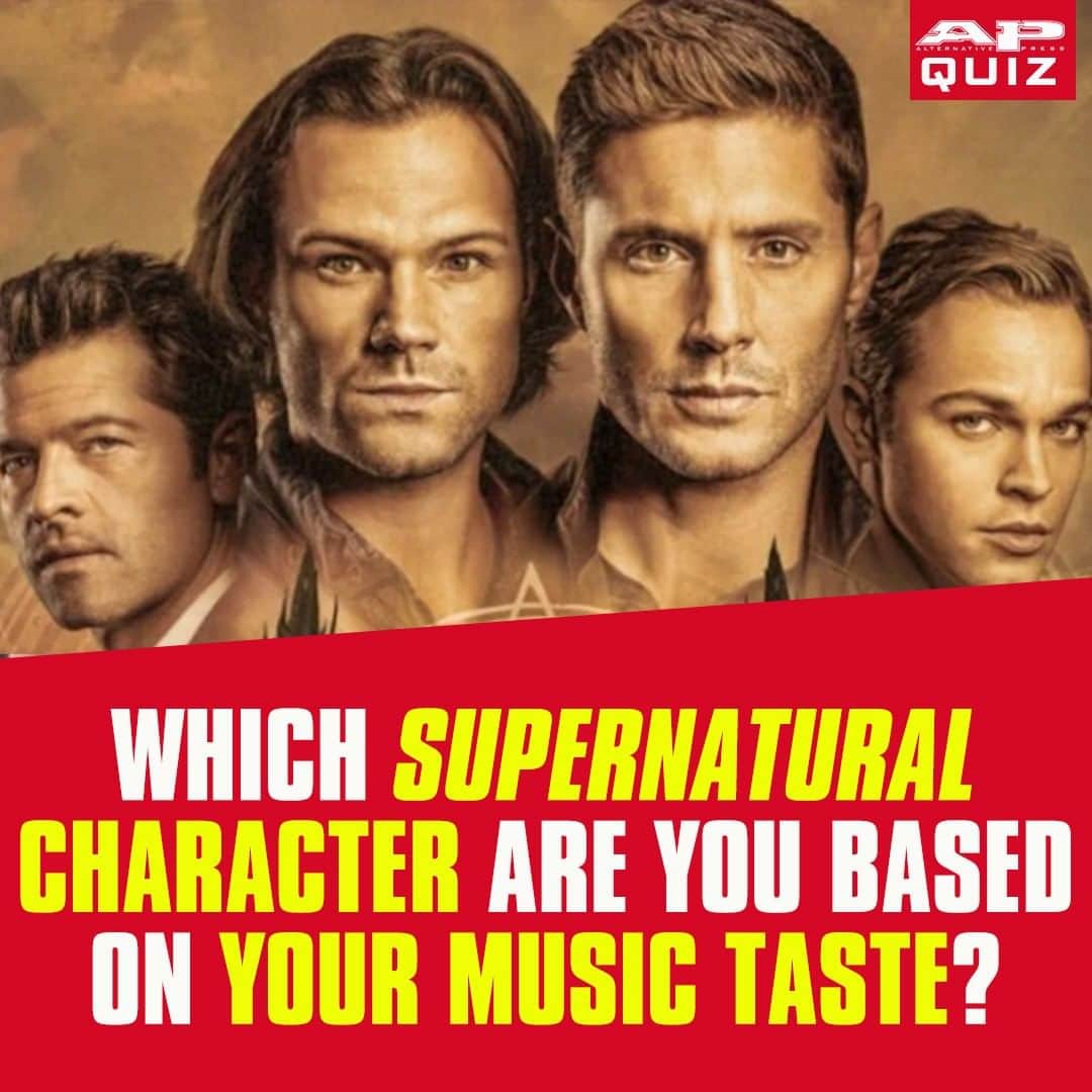 Alternative Pressさんのインスタグラム写真 - (Alternative PressInstagram)「QUIZ: Do you love classic rock like Dean, or are you more of a pop lover like Charlie—see which @cw_supernatural character you’re most like ⁠ LINK IN BIO ⁠ .⁠ .⁠ .⁠ #supernatural #supernaturalcw #supernaturalquiz  #winchesterbrothers #samwinchester #deanwinchester #musicquiz #alternativepress #altpress」7月6日 11時01分 - altpress