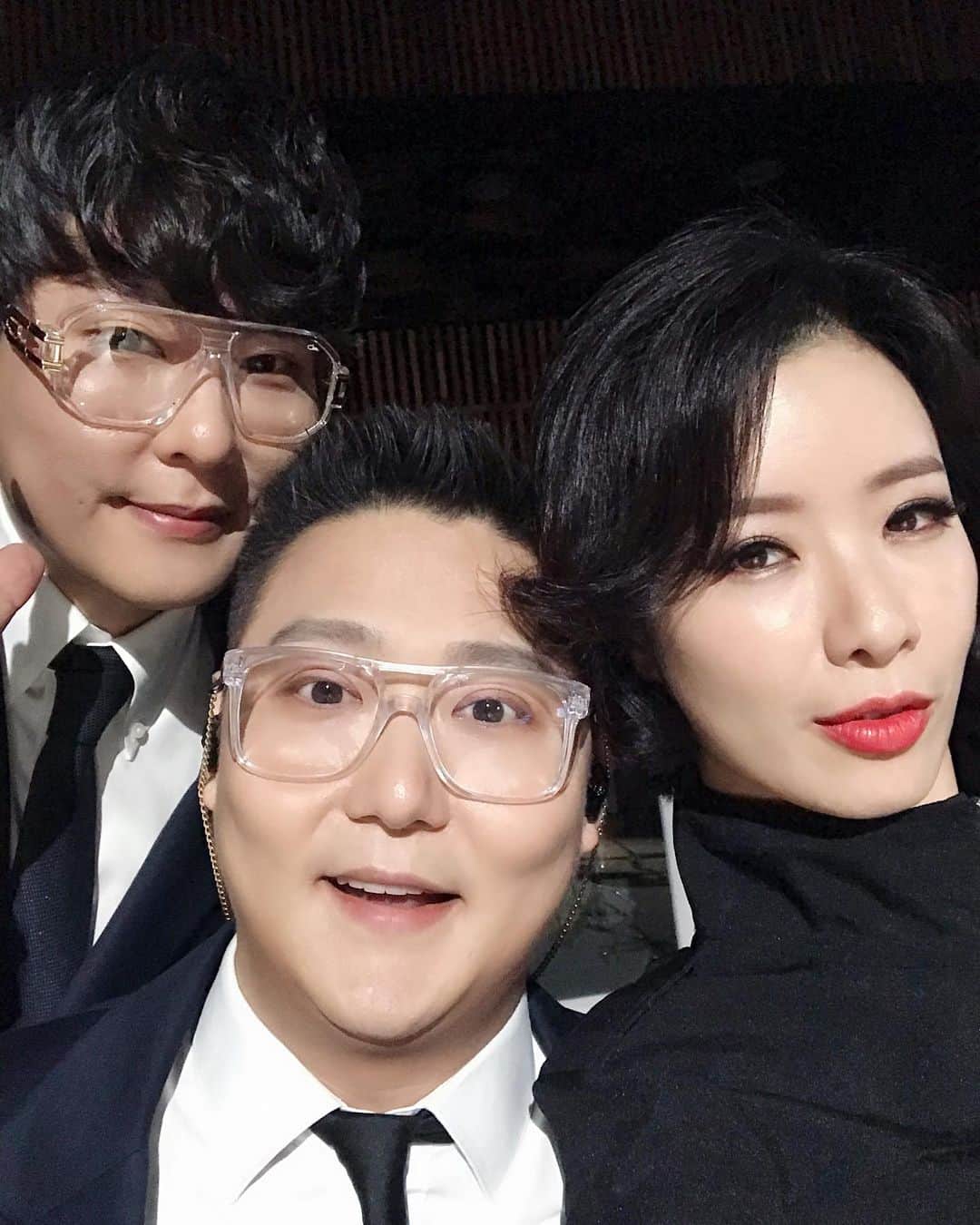 パク・キヨンのインスタグラム：「#사랑하는동생들과함께 #박기영 #parkkiyoung #더크로스 #thecross #김혁건 #이시하」