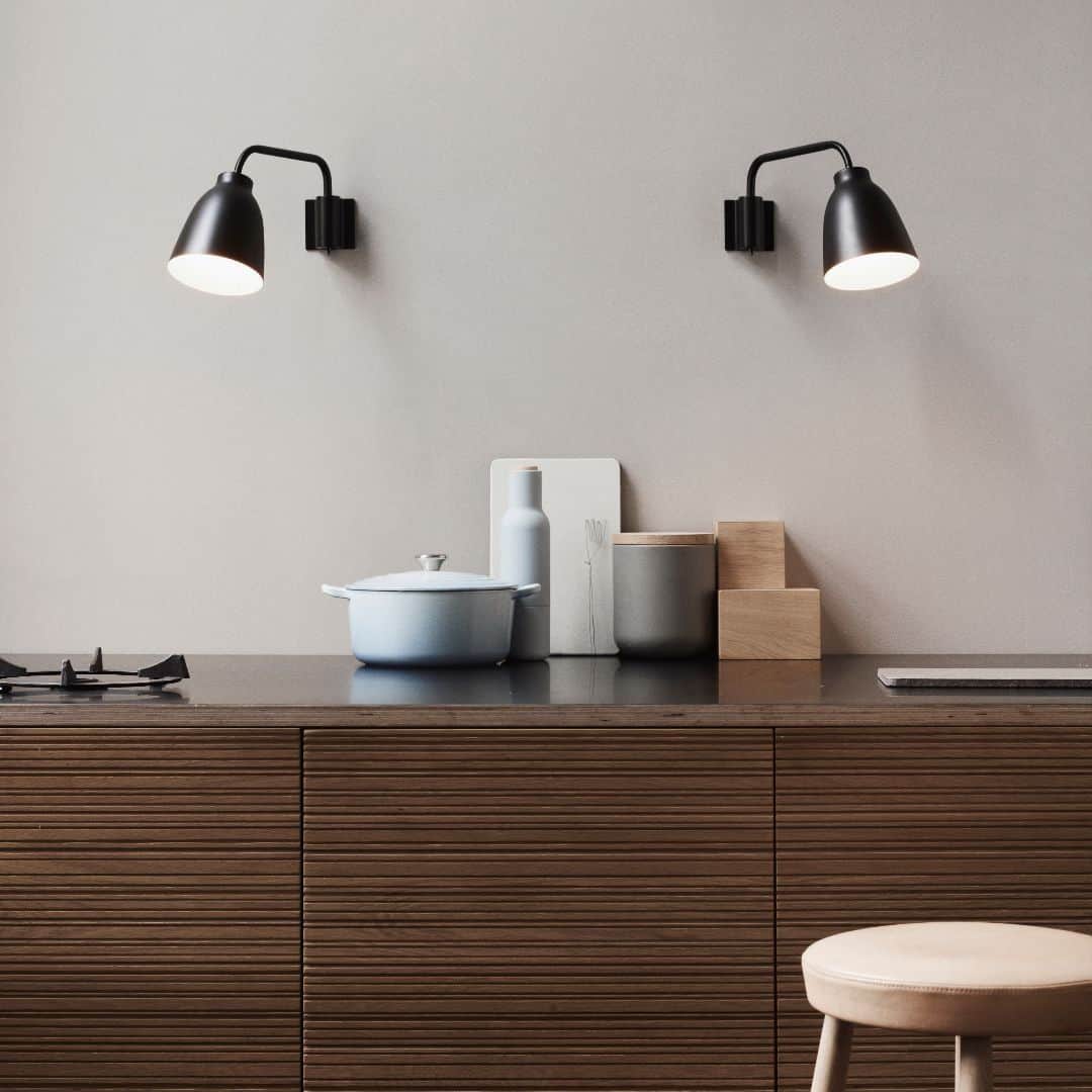 のインスタグラム：「A pair of Caravaggio™ wall lamps by Cecilie Manz   Explore more via link in bio  #fritzhansen #caravaggio #ceciliemanz #lighting #ceciliemanz #lightingdesign #lightingdecor #danishdesign #danishdesigner  #프리츠한센  #フリッツハンセン」