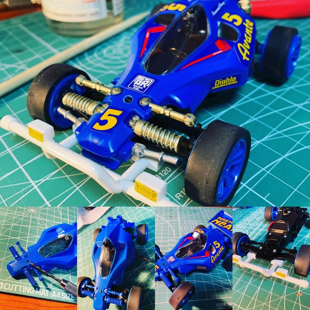 タケモトコウジさんのインスタグラム写真 - (タケモトコウジInstagram)「#トイラジ #mini4wd #アバンテ #改造」7月6日 16時43分 - takemotokoji