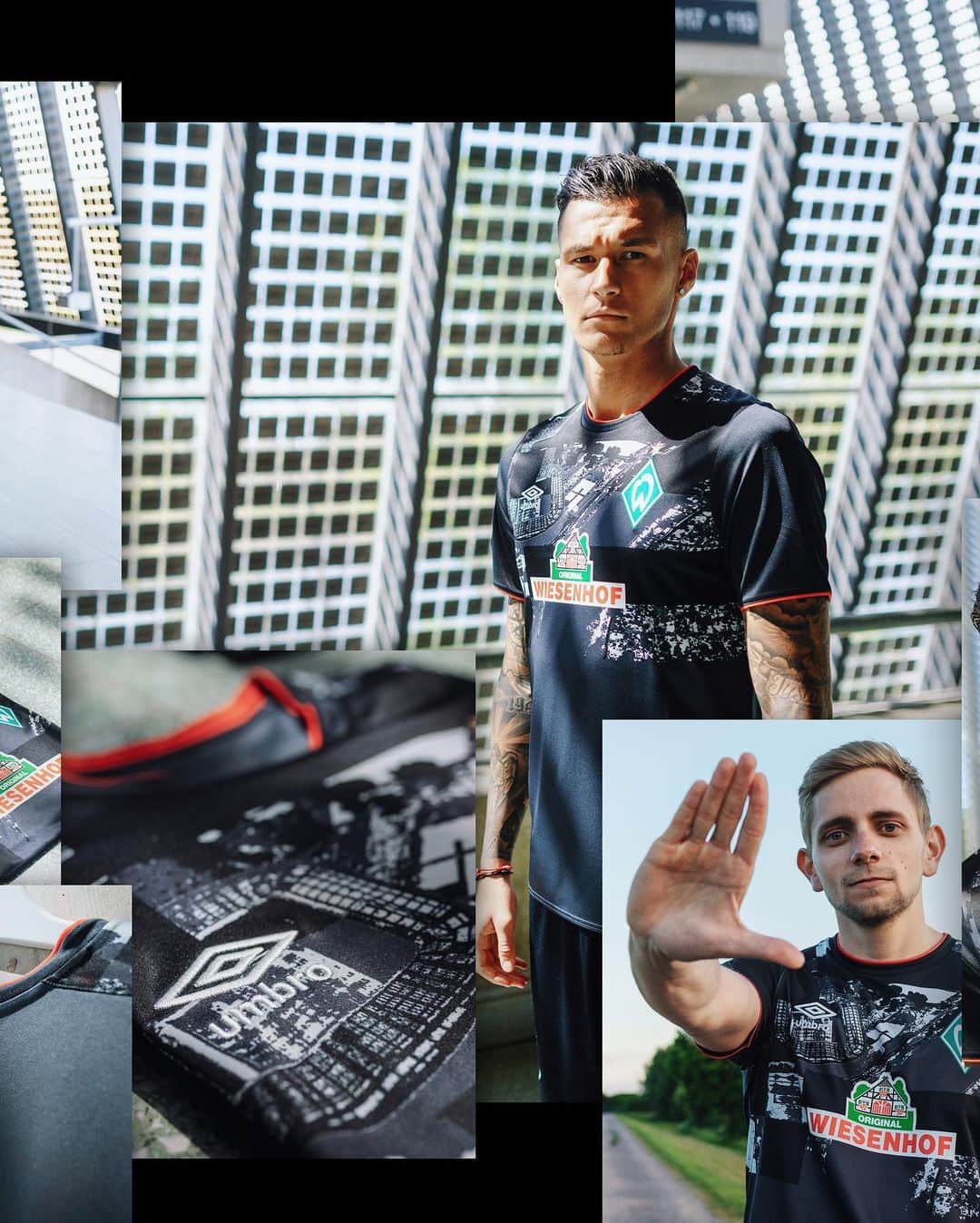 UMBROさんのインスタグラム写真 - (UMBROInstagram)「FOR THE CITY. FOR THE FANS. FOR WERDER. ✋🏻💚🤚🏻 The new @werderbremen city kit is on the pitch tonight and available now. #lebenslanggrünweiß #FCHSVW #CITYKIT」7月7日 3時00分 - umbro