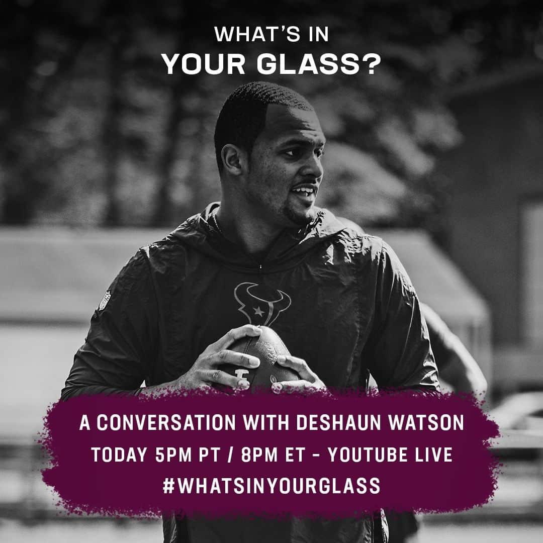 カーメロ・アンソニーさんのインスタグラム写真 - (カーメロ・アンソニーInstagram)「Joining me on today's What's In Your Glass is NFL Quarterback @deshaunwatson. 5pm PT/8pm ET on YouTube Live. Swipe up on my story for the link. #WhatsInYourGlass」7月7日 3時37分 - carmeloanthony