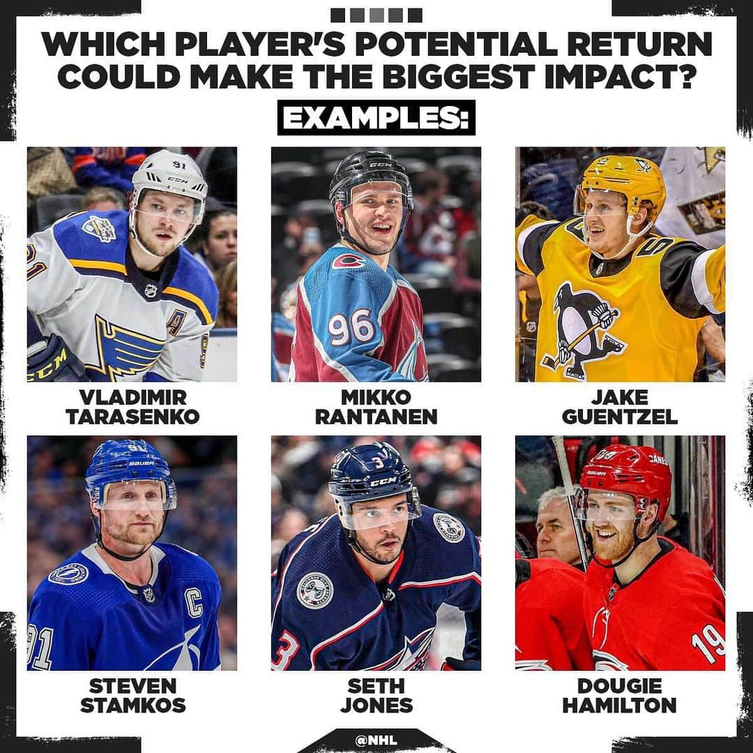 NHLさんのインスタグラム写真 - (NHLInstagram)「The #StanleyCup Qualifiers could feature the return of some big names. CHOOSE ONE ⬇️」7月7日 4時05分 - nhl