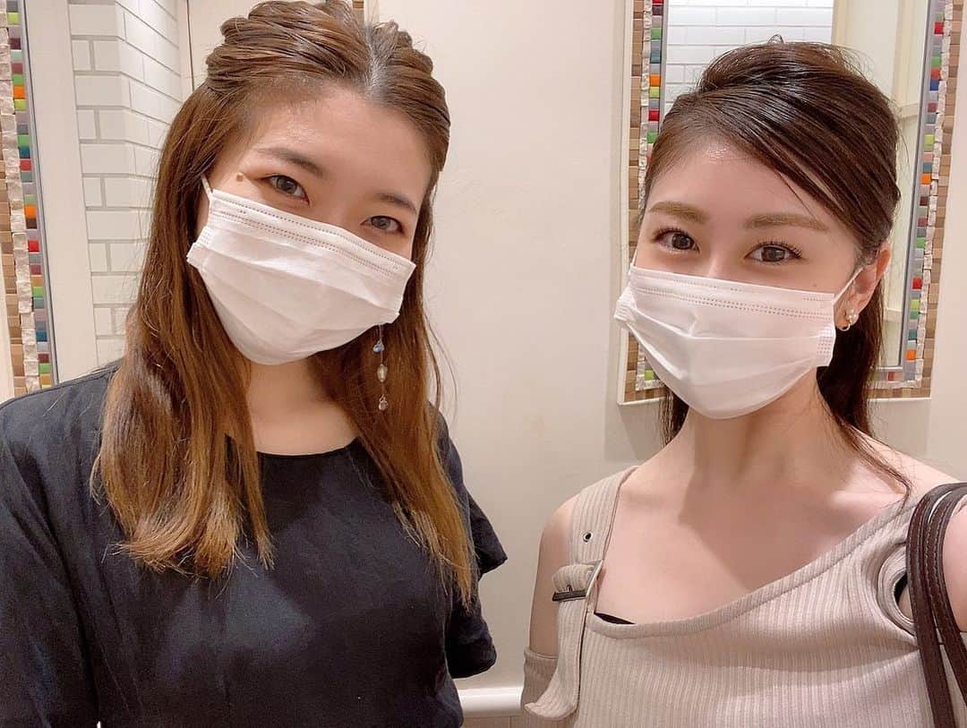 永島あゆみさんのインスタグラム写真 - (永島あゆみInstagram)「👭 少しの時間♡ thankyou😘 ・ @maia_hanaki ちゃん #同期 #99期 #宝塚 #気分あがる  #❤︎ ・ まだまだ油断できない状況ですが 皆さまお体にお気をつけください」7月6日 21時09分 - ayumi_nagashima_official