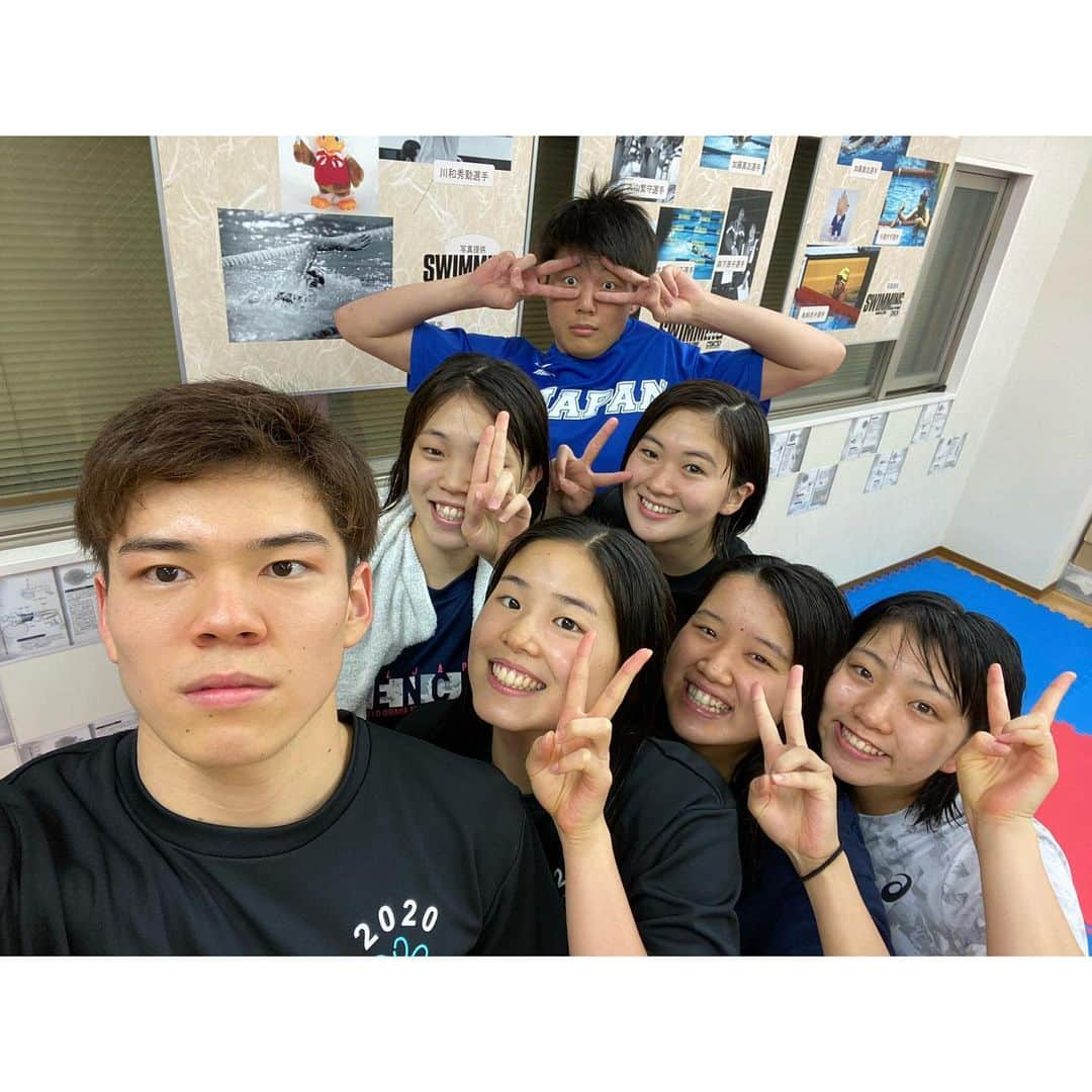 池本凪沙のインスタグラム：「今日もたくさん泳ぎました。 お疲れ様でした☺︎ #試合1週間前 #8300😇」