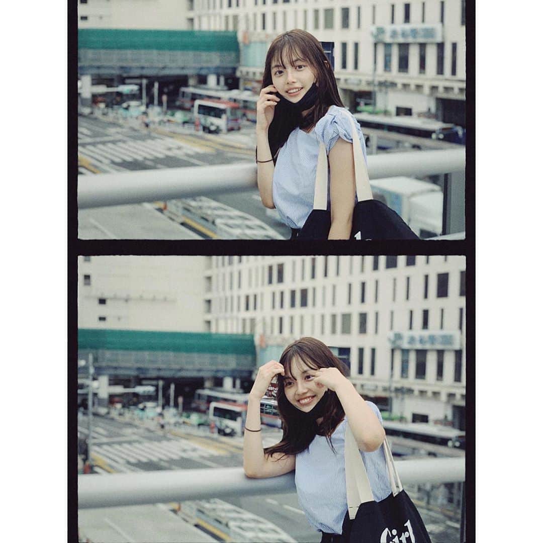 森日菜美さんのインスタグラム写真 - (森日菜美Instagram)「風が強くて、ひとことで言うと髪が 「ぶぅあっさー」てなりました日です🌬 #ひなだいありー」7月6日 21時36分 - hinami_mori