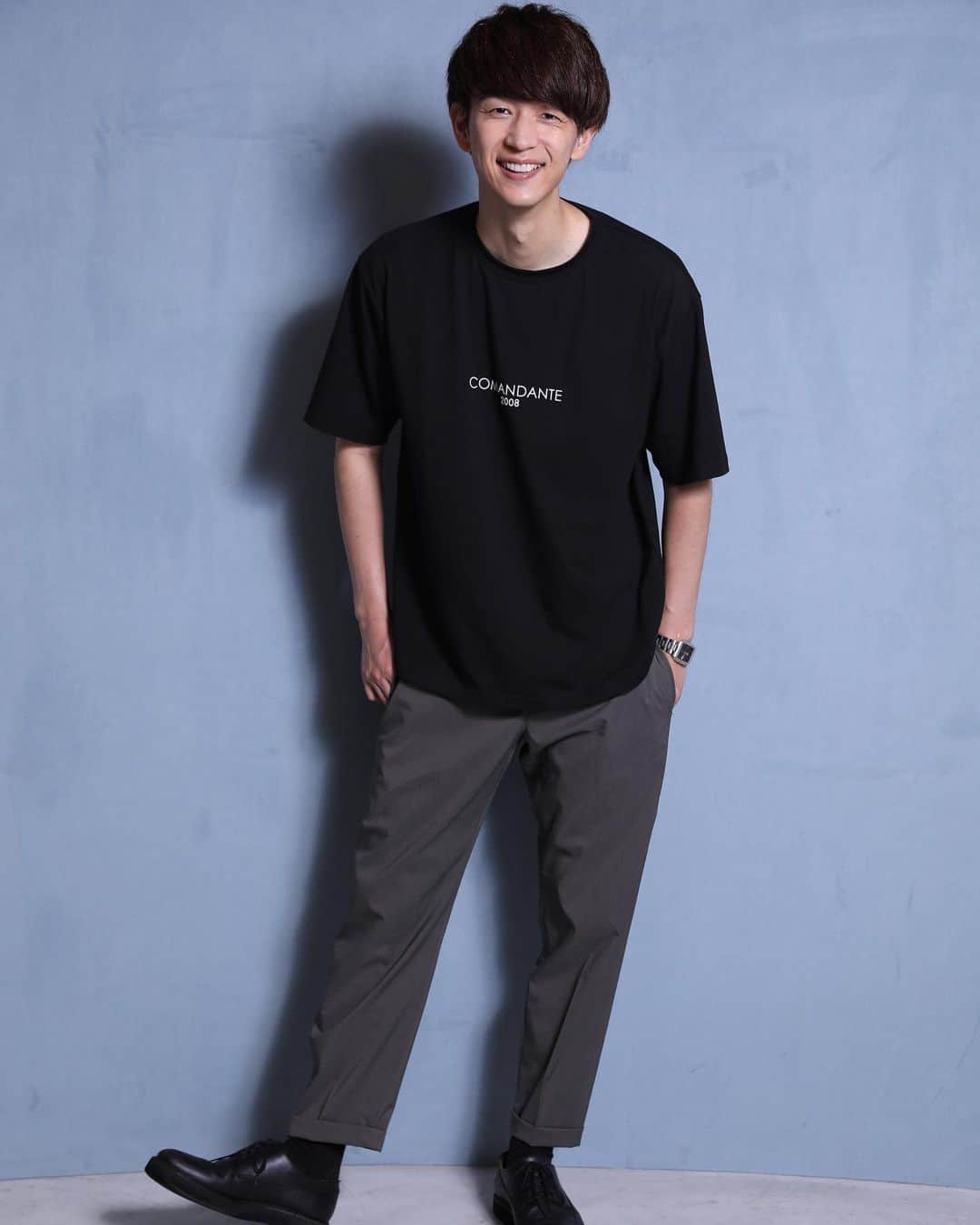 のインスタグラム：「いよいよ明日7月7日の12時から、ZOZO TOWNのTHE MORNING AFTERさんのページで 【COMANDANTEローマ字ロゴビッグTシャツ】 の予約販売がスタートします。 7月7日以降は『cmntma』で検索するとすぐ出てきます。  よろしくお願いします！」