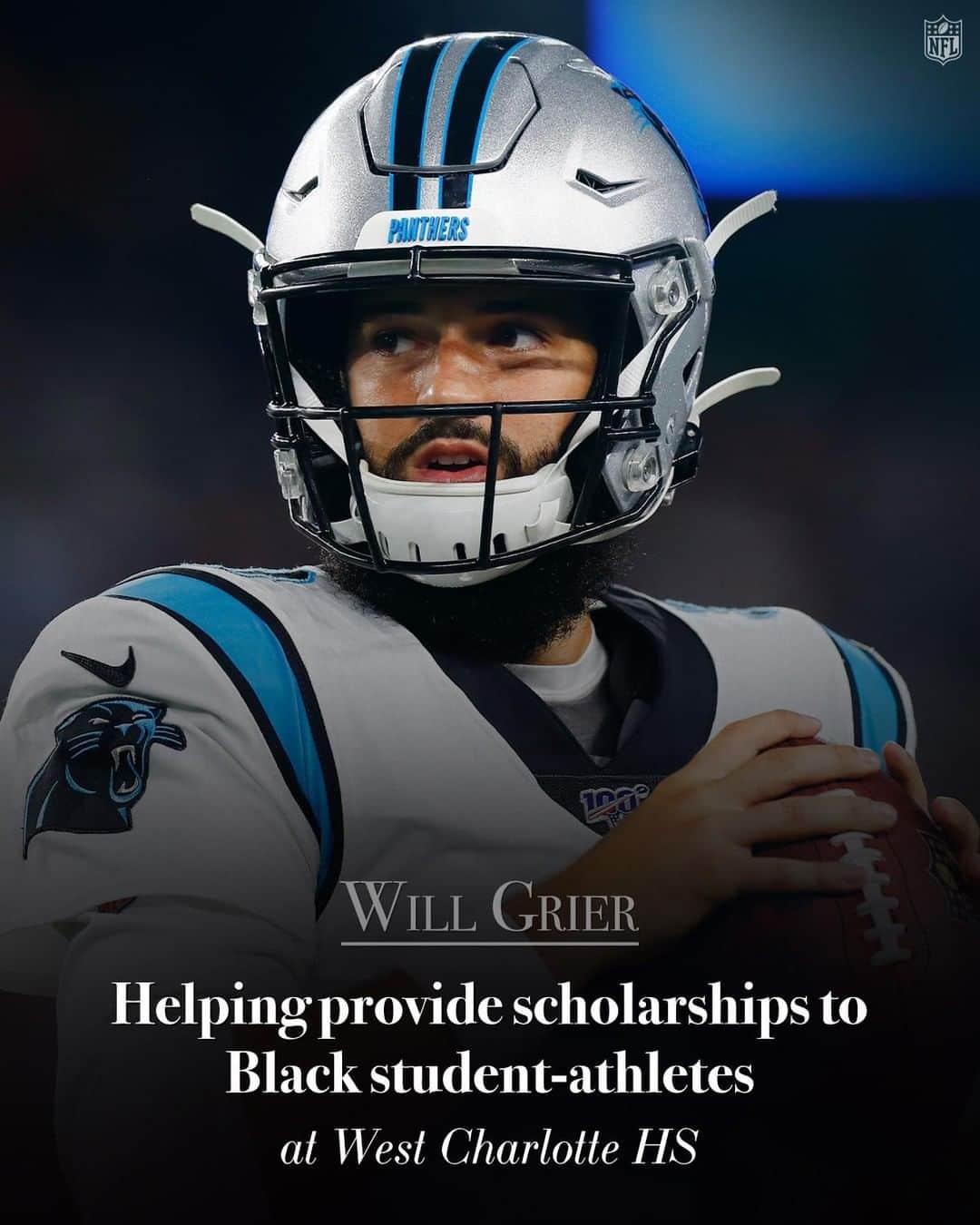 NFLさんのインスタグラム写真 - (NFLInstagram)「@willgrier7 is raising money to provide college scholarships for black student-athletes in his hometown of Charlotte. #InspireChange」7月6日 23時31分 - nfl