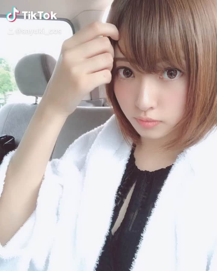 紗雪のインスタグラム：「. 去年のグラカラの オフショット❤️  . . #TikTok#TikToker#水着#オフショット#グラカラ」