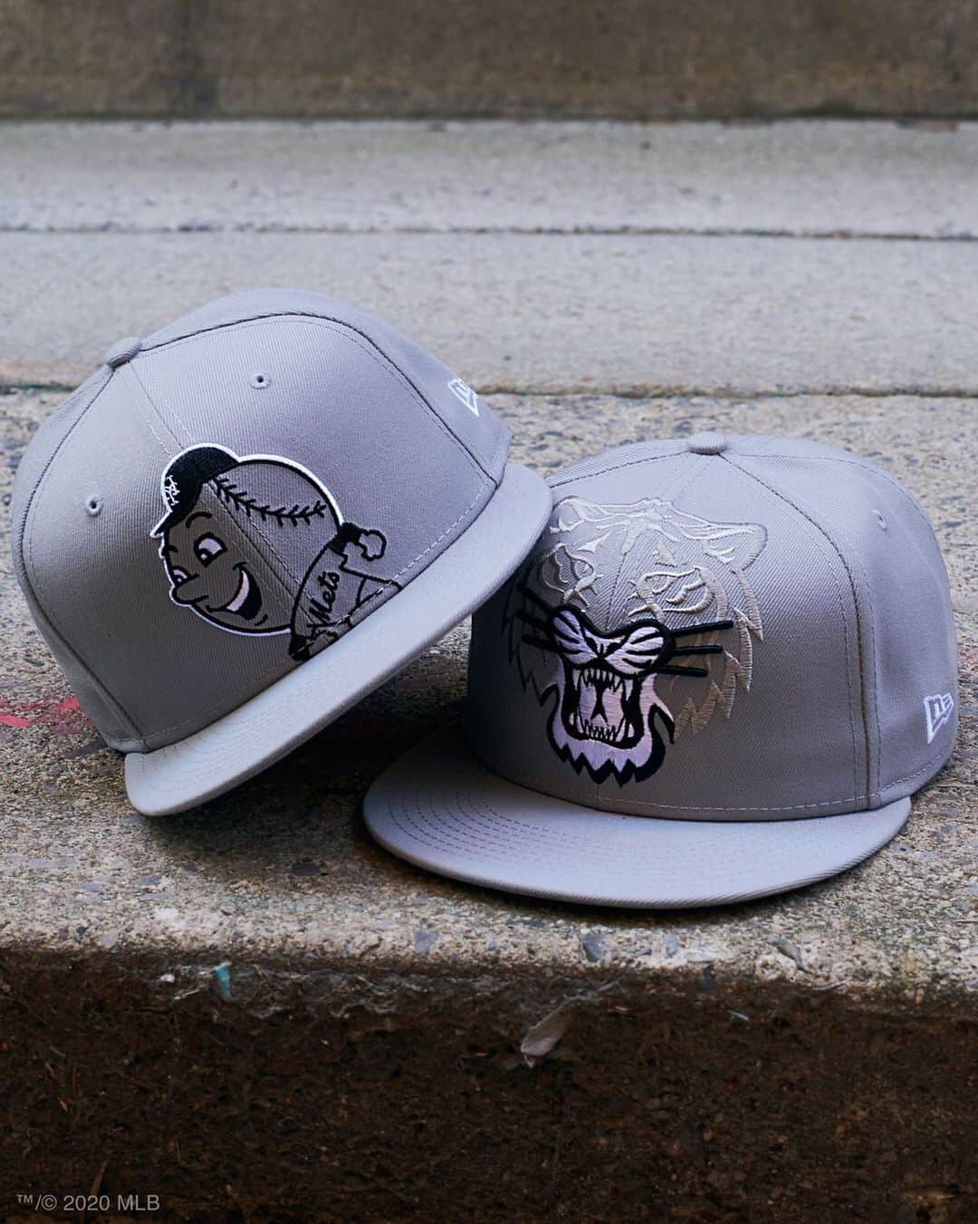 ニューエラ・キャップのインスタグラム：「The MLB Logo Elements Tonal 59FIFTY. Exclusive to neweracap.com . Link in bio.」
