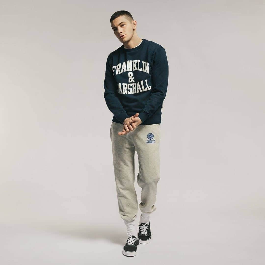 フランクリン&マーシャルのインスタグラム：「FRANKLIN & MARSHALL  SS2020 COLLECTION  The definition of modern coolness  #franklinandmarshall #newcollection #ss20 #sweater」
