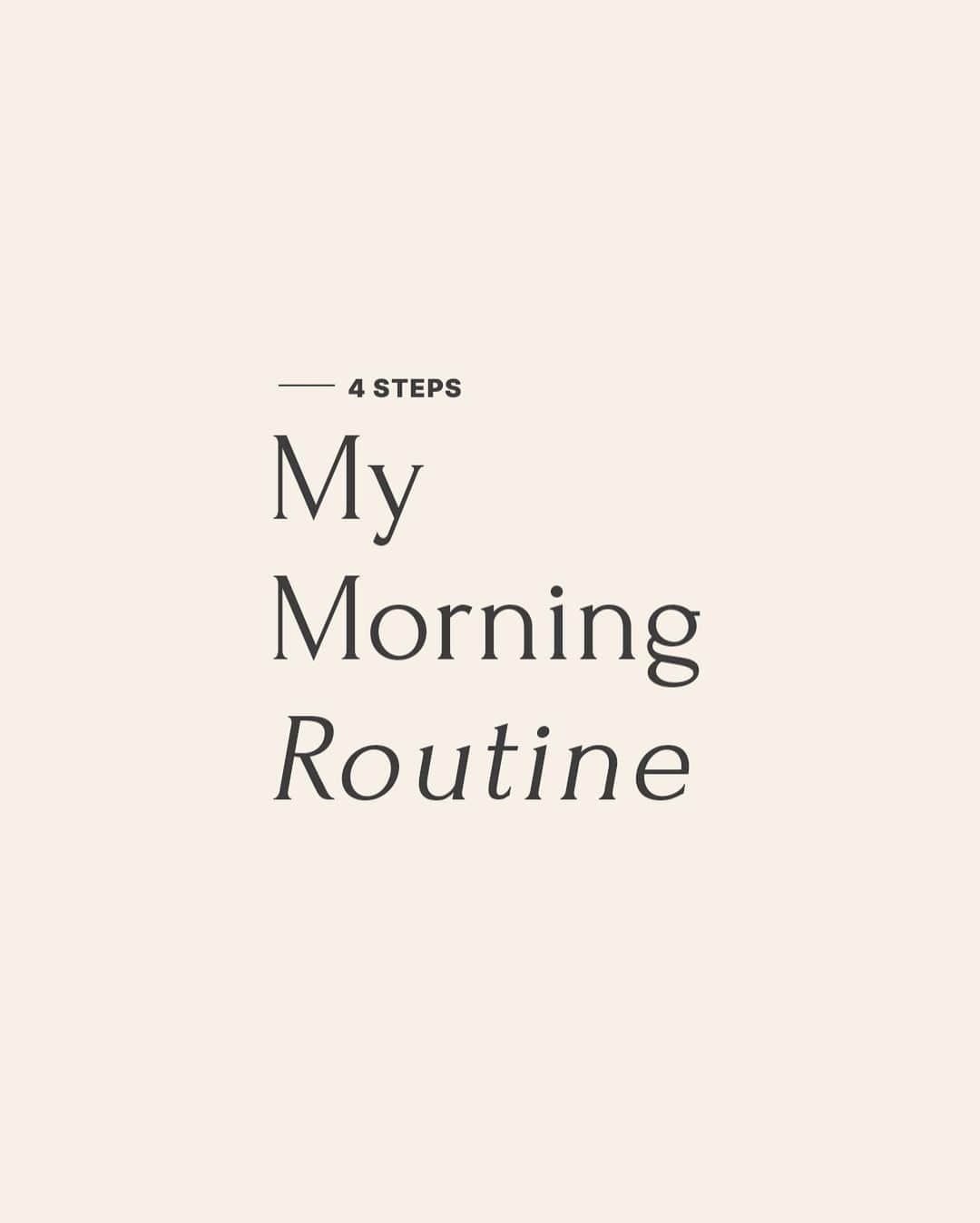 Marianna Hewittのインスタグラム：「Swipe through to read my morning routine, what’s yours?」