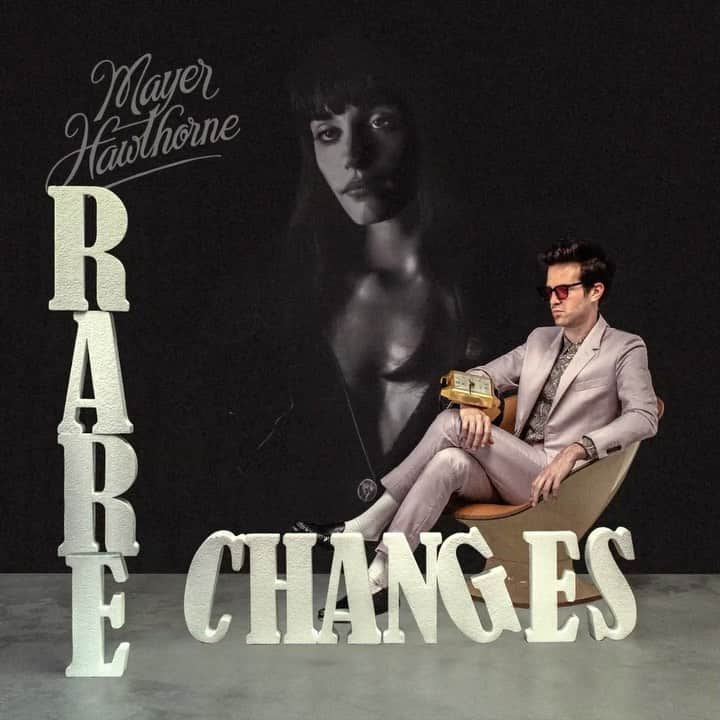 メイヤー・ホーソーンのインスタグラム：「“Rare Changes” is streaming everywhere NOW. I wrote it with @sebastian_edbgr long before the pandemic began and I can’t believe how inadvertently poignant it is. We’ve got a long way to go, but I’m deeply inspired by all of the positive changes happening out there. Love y’all, M❤️H」